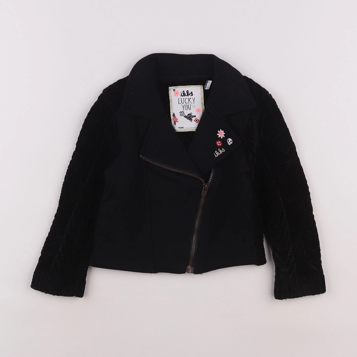 IKKS - sweat noir - 2 ans