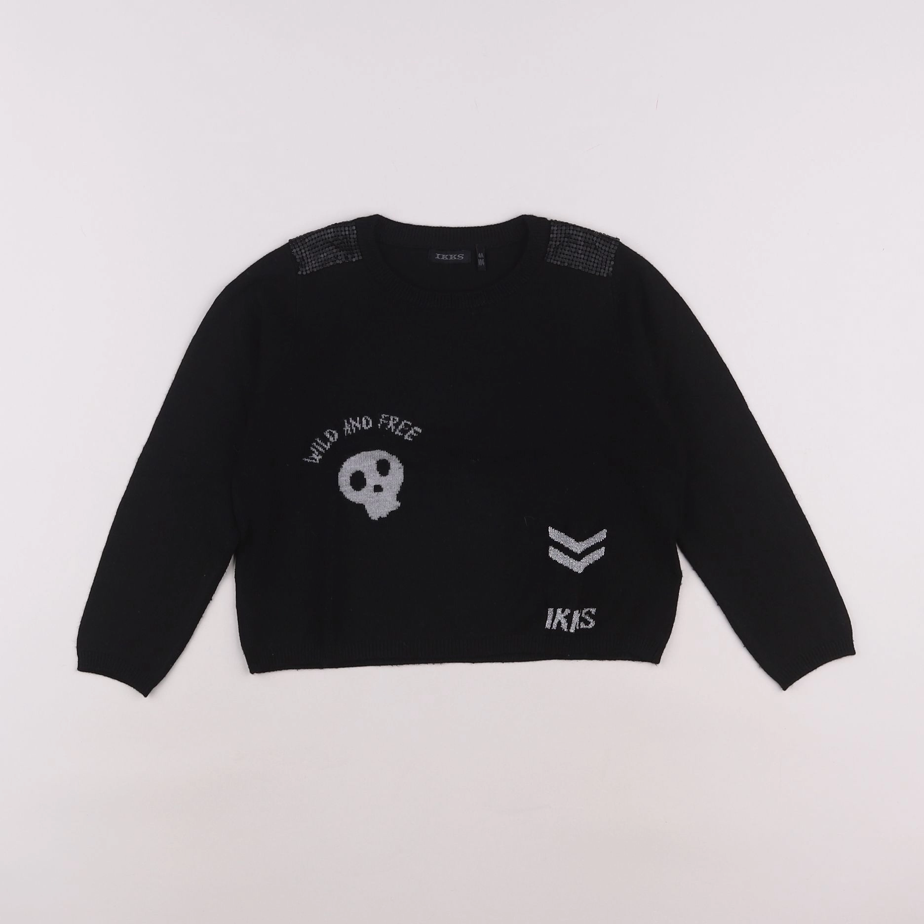 IKKS - pull noir - 4 ans