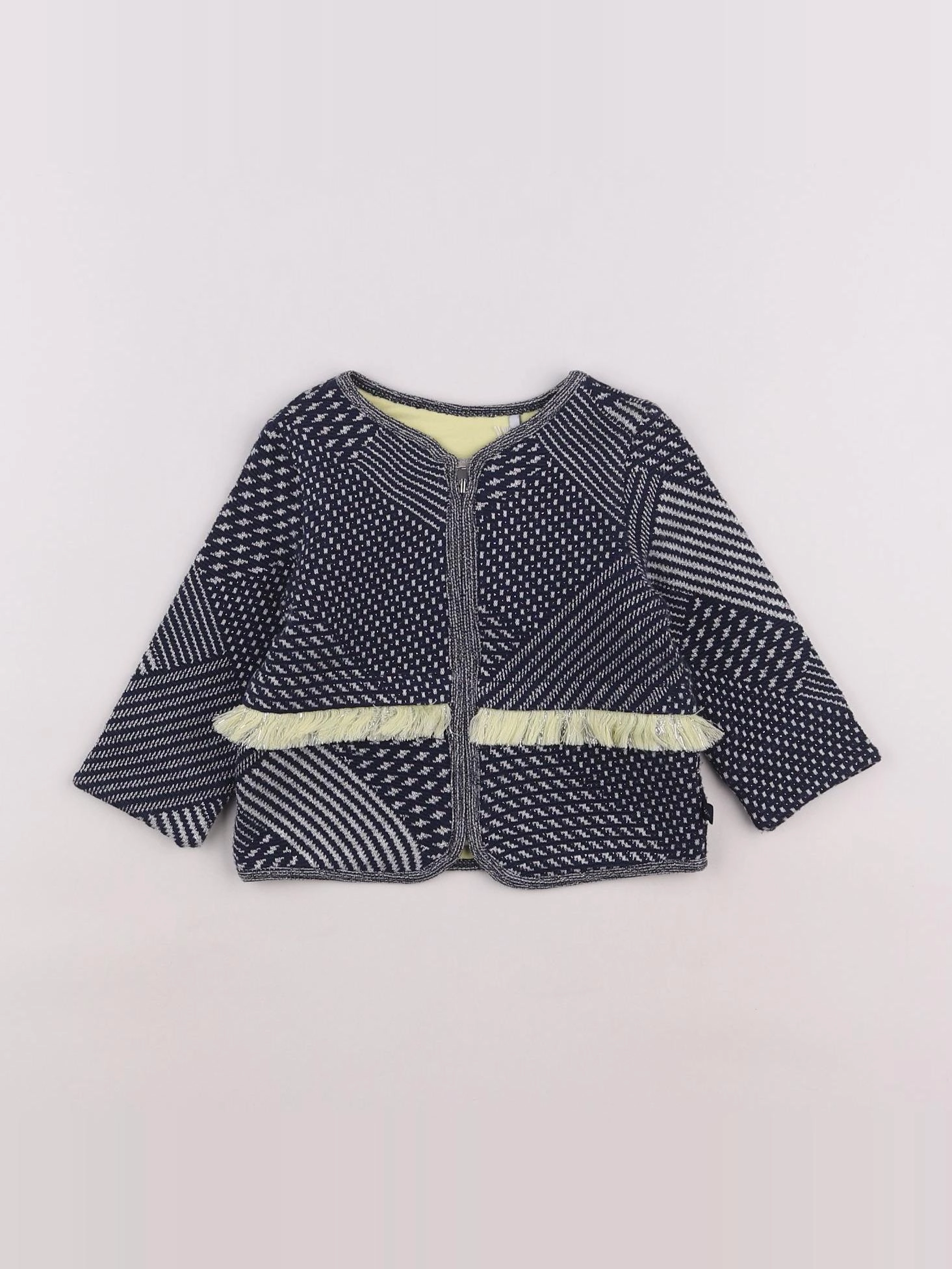 IKKS - gilet bleu - 12 mois