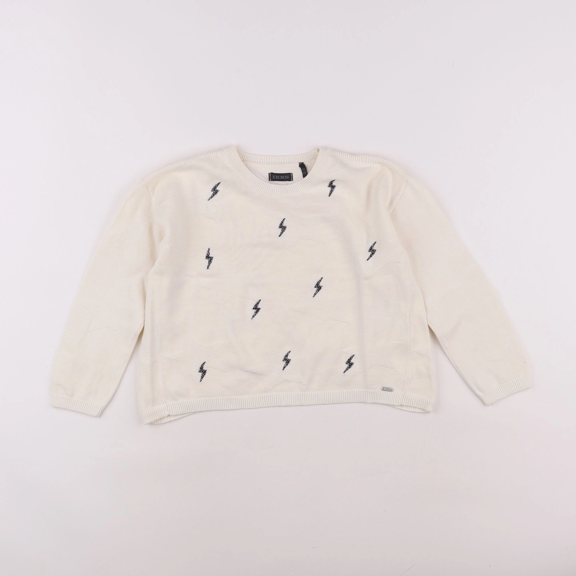 IKKS - pull blanc - 4 ans