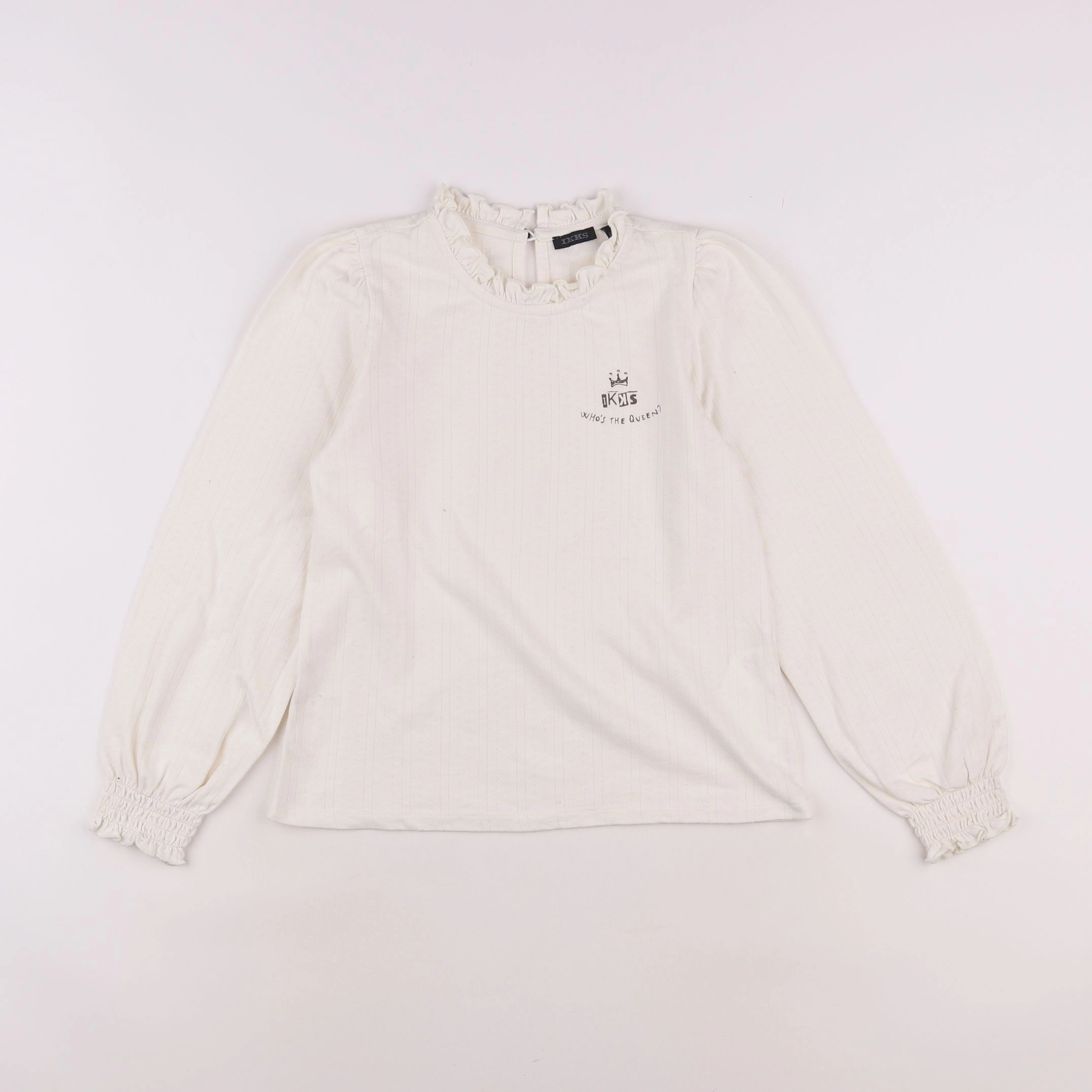 IKKS - tee-shirt beige - 8 ans