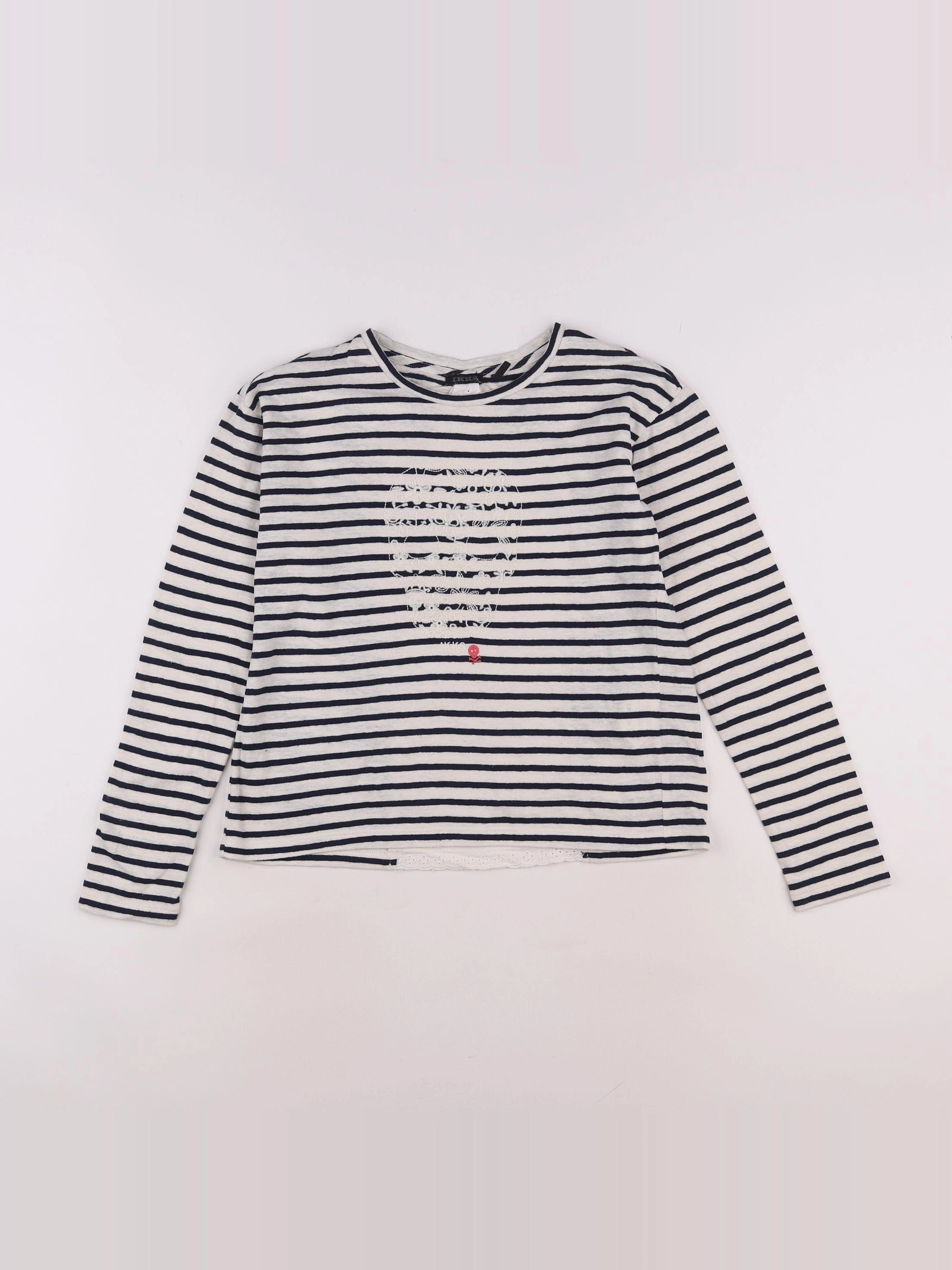 IKKS - tee-shirt beige - 10 ans