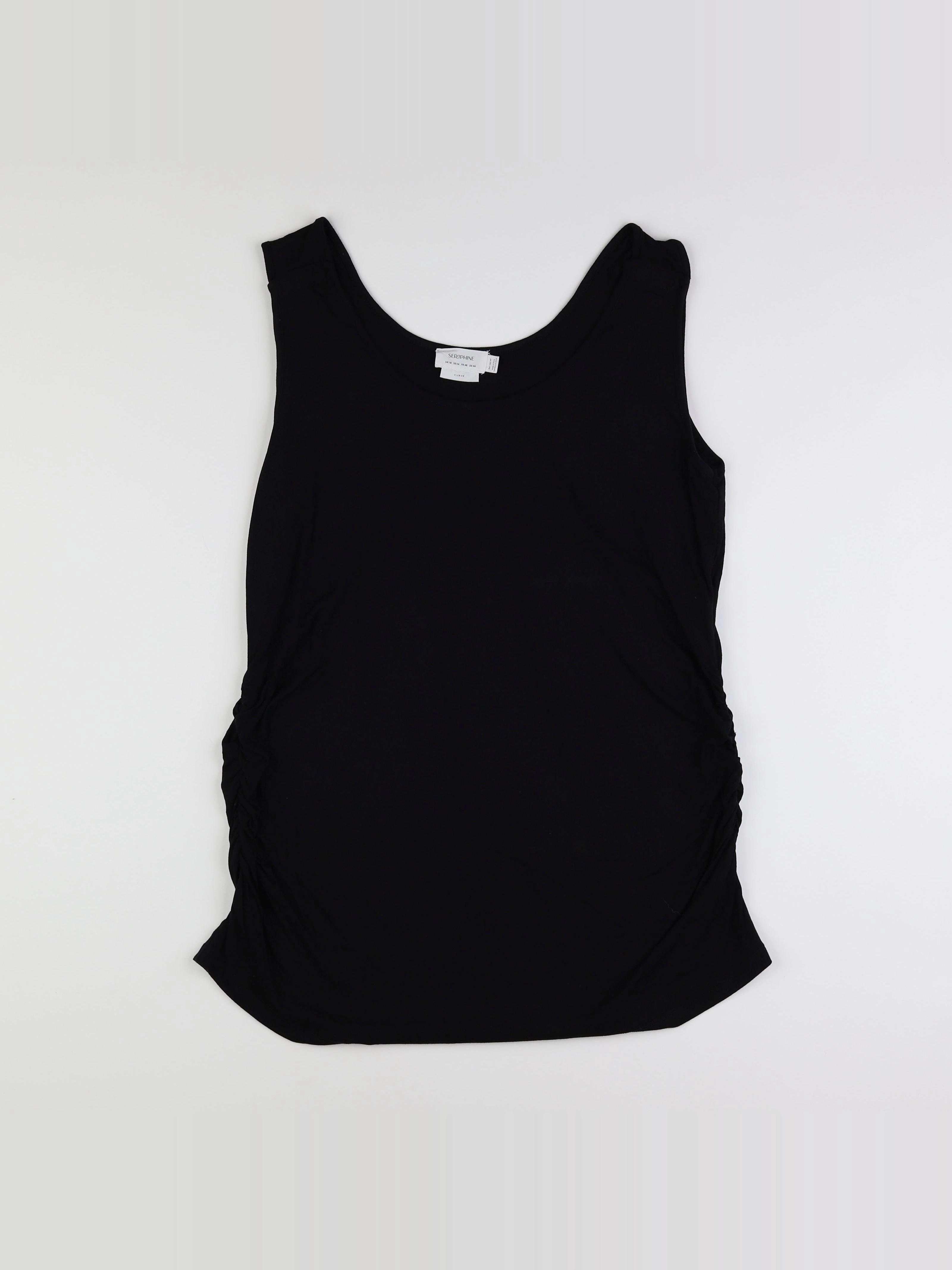 Seraphine - débardeur grossesse noir - 46 à 48