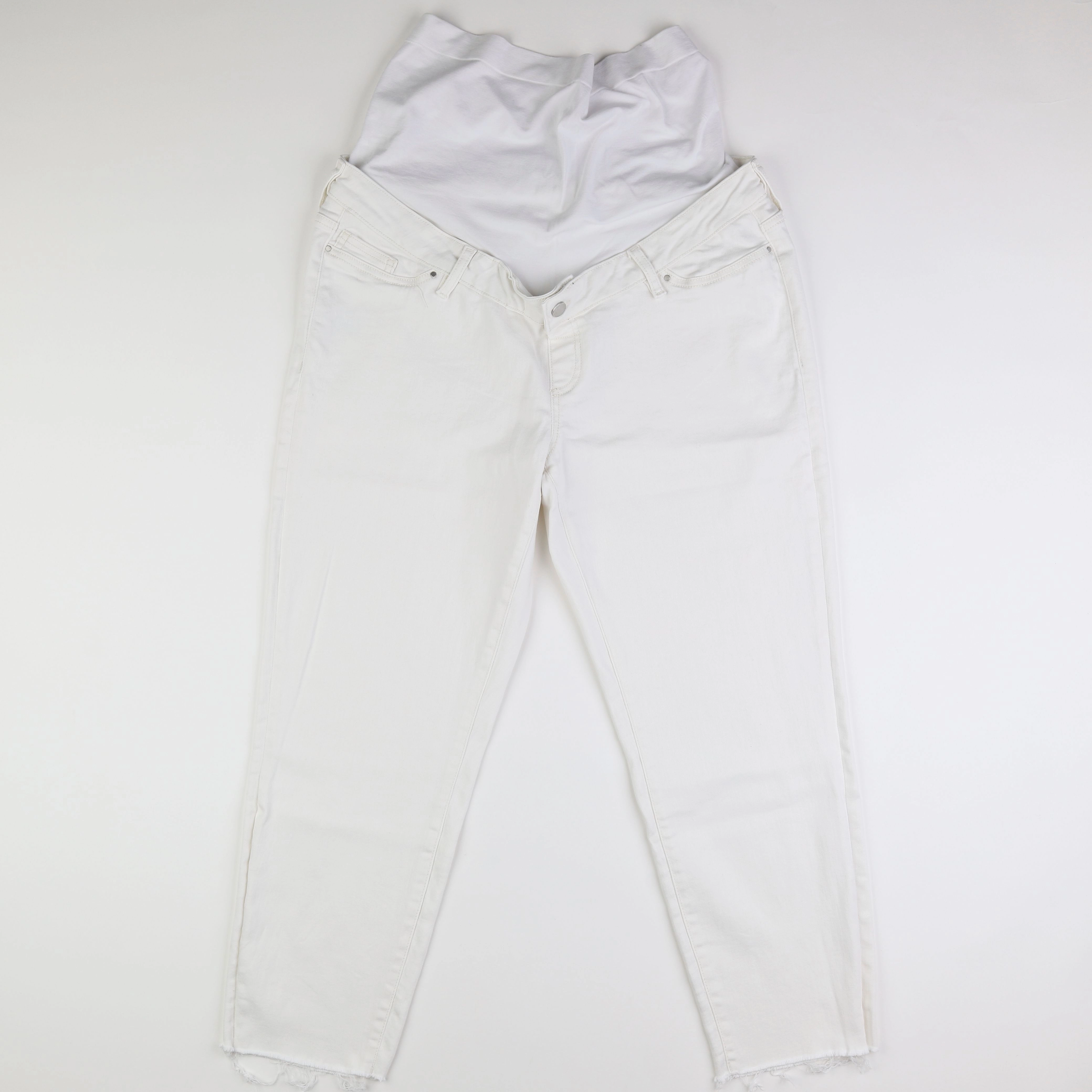 Seraphine - jean grossesse blanc - 46