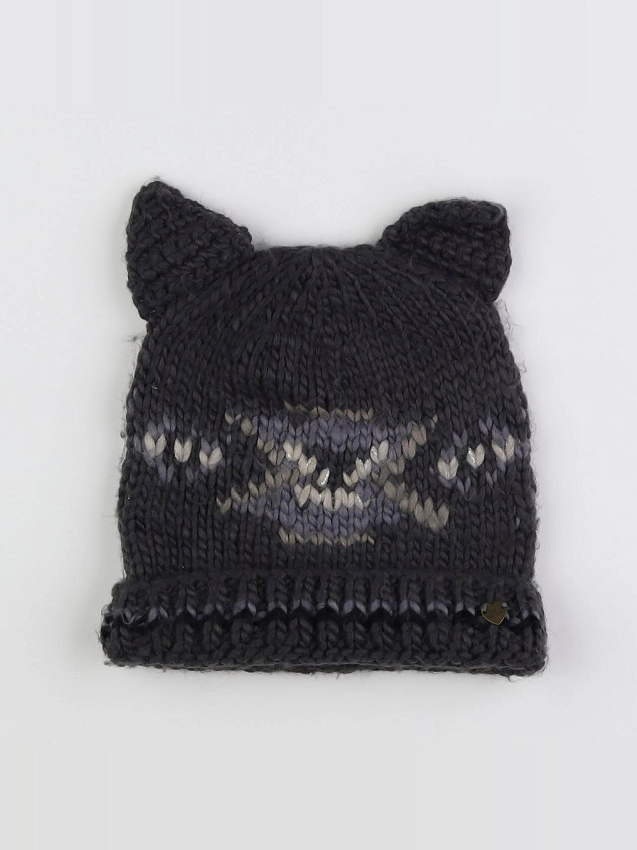 IKKS - bonnet gris - 10 ans
