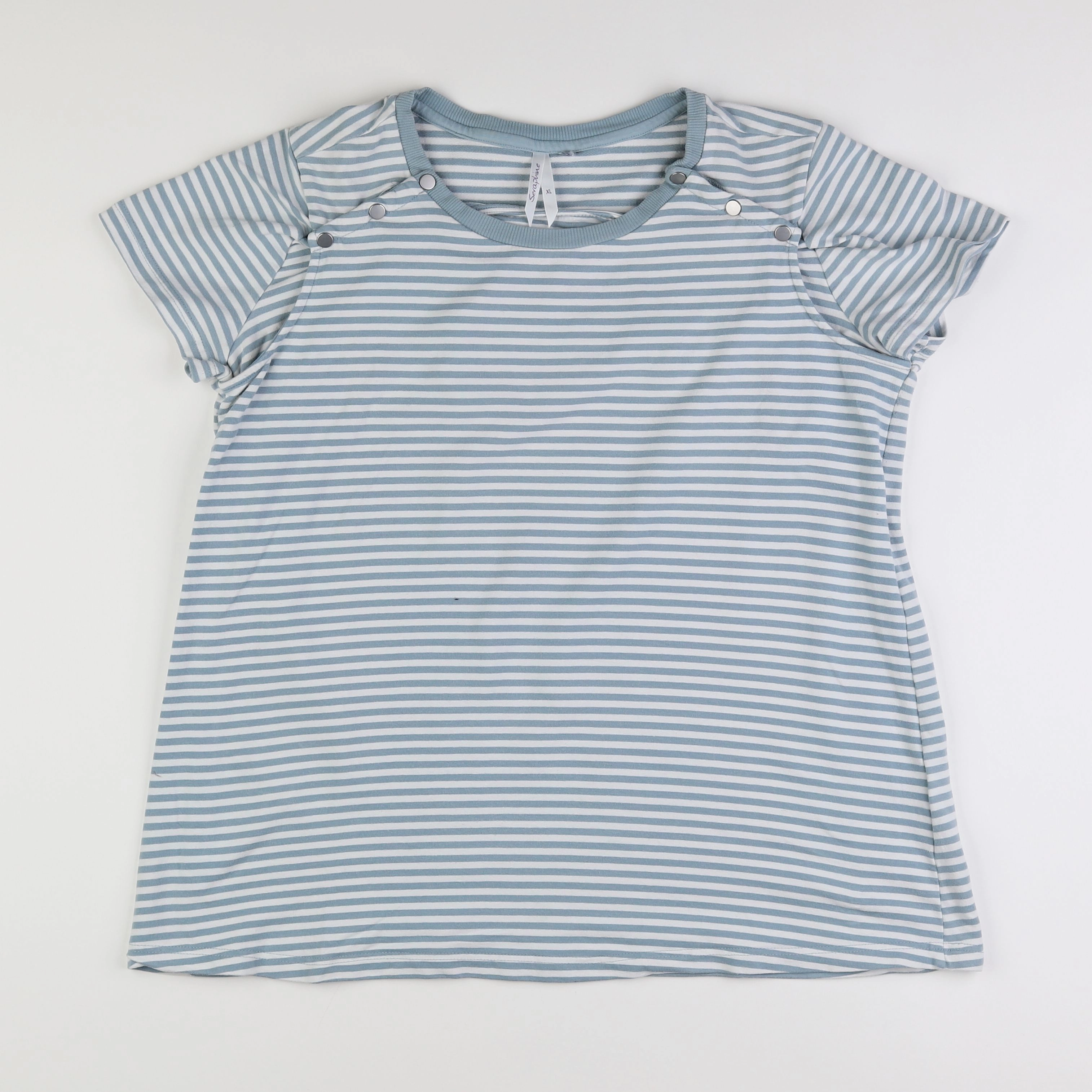 Seraphine - tee-shirt grossesse bleu - 46 à 48