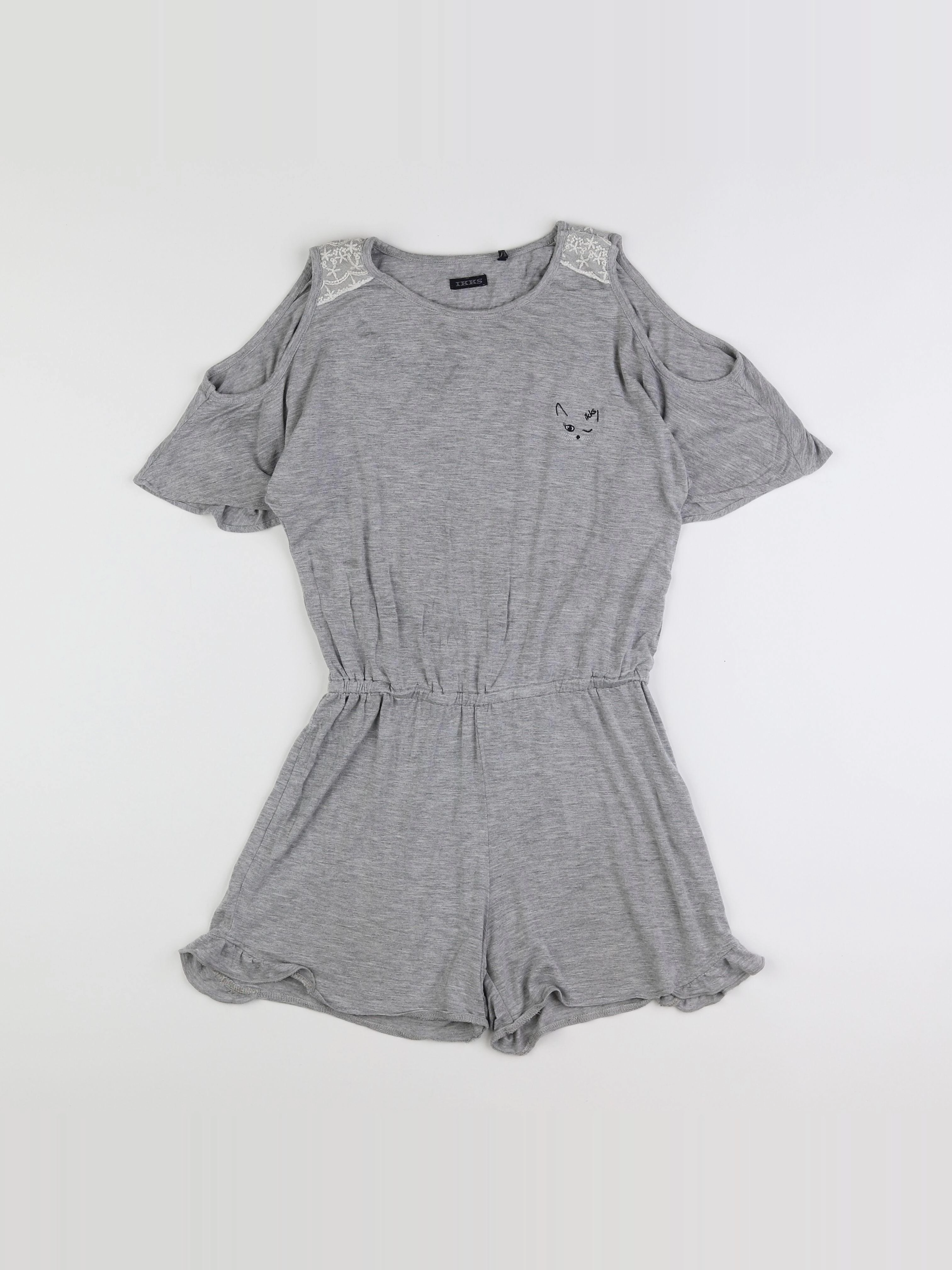 IKKS - combinaison gris - 10 ans