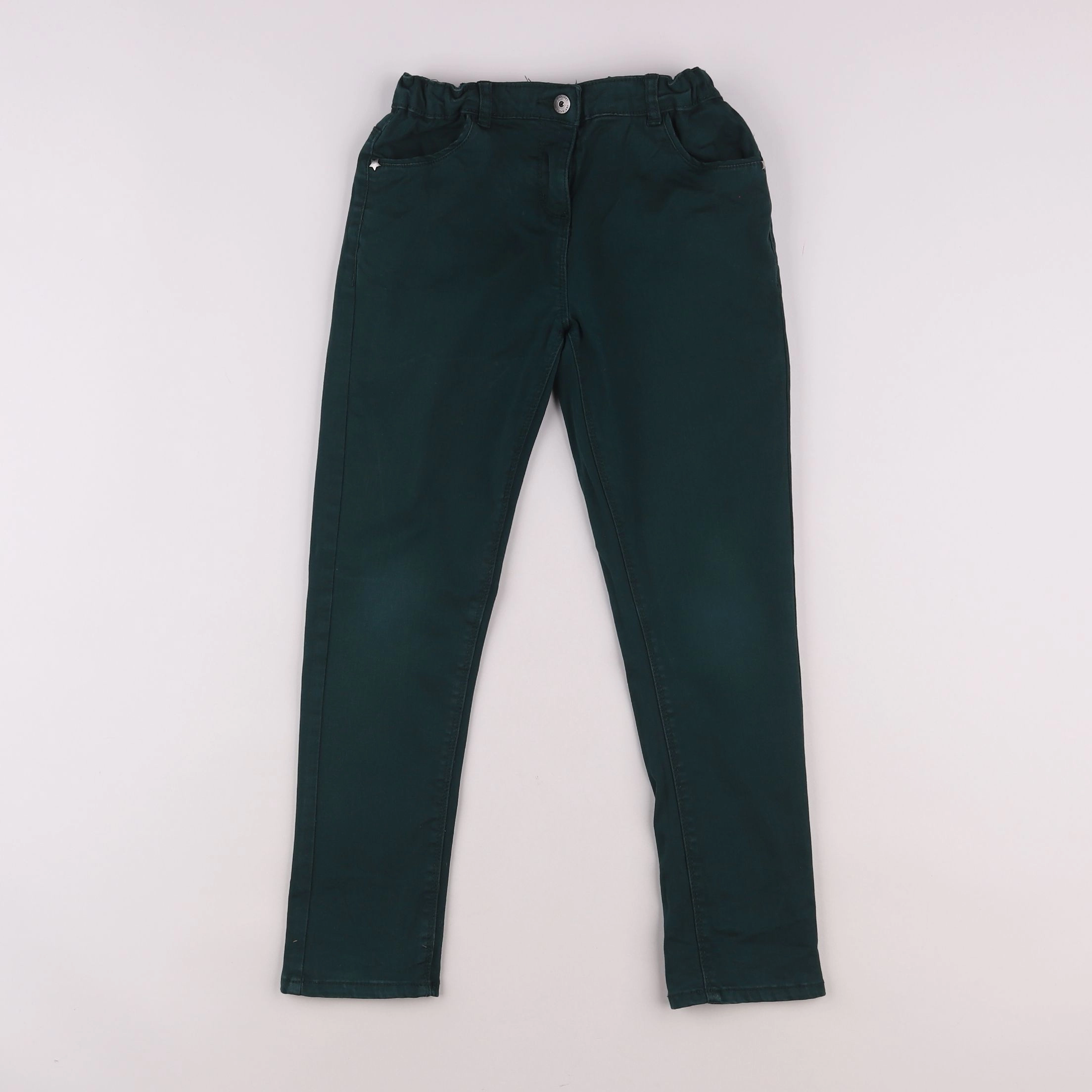 Vertbaudet - pantalon vert - 8 ans