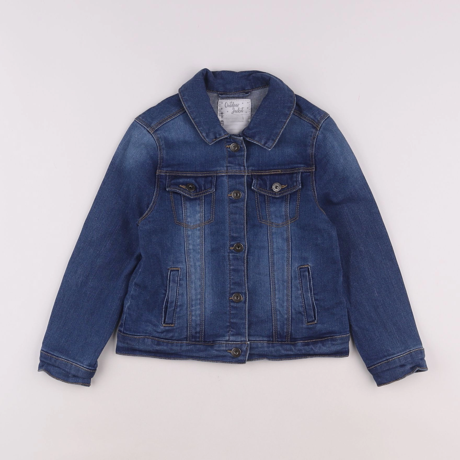 Vertbaudet - veste bleu - 6 ans