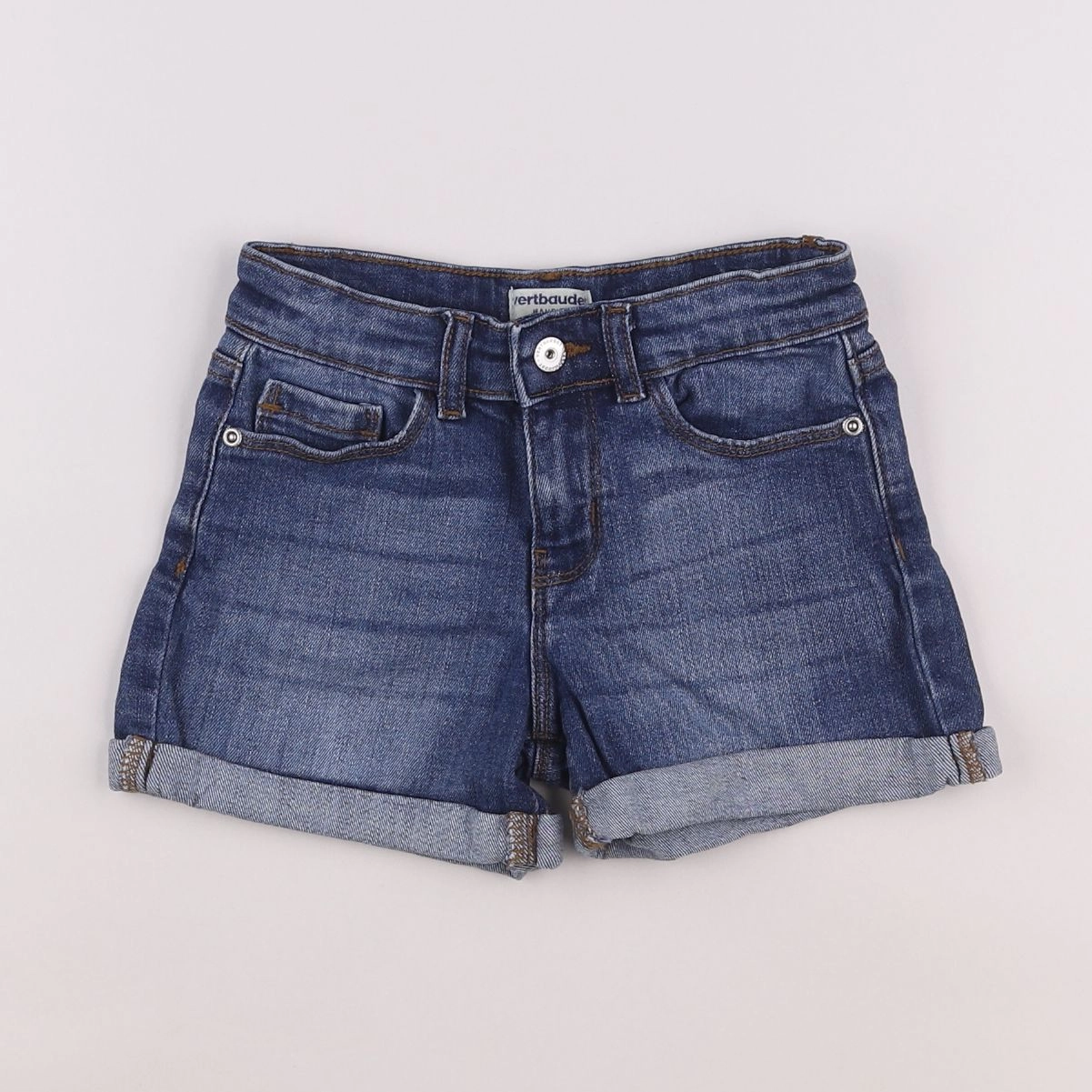 Vertbaudet - short bleu - 6 ans