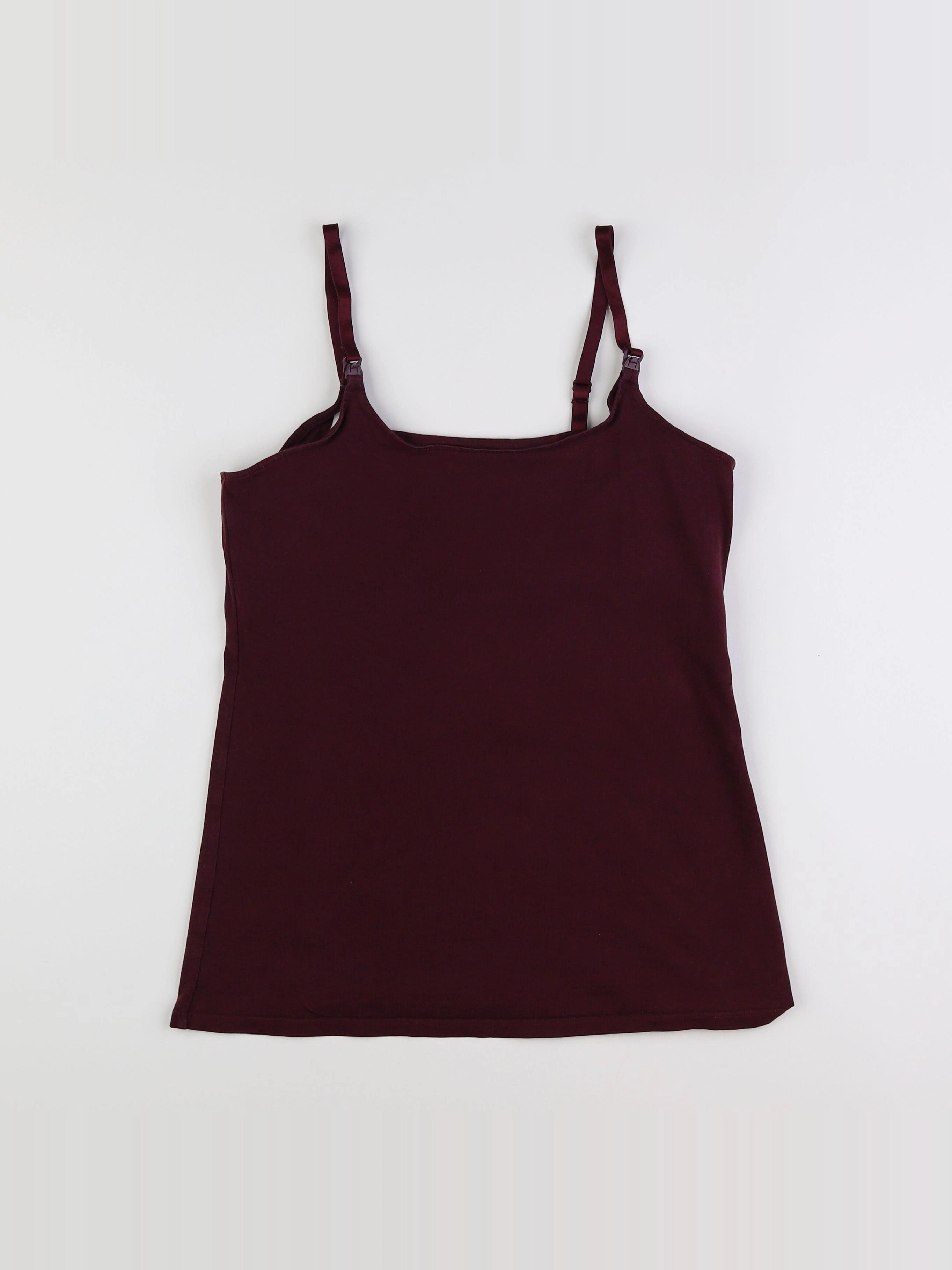 H&M - débardeur grossesse rouge - 38