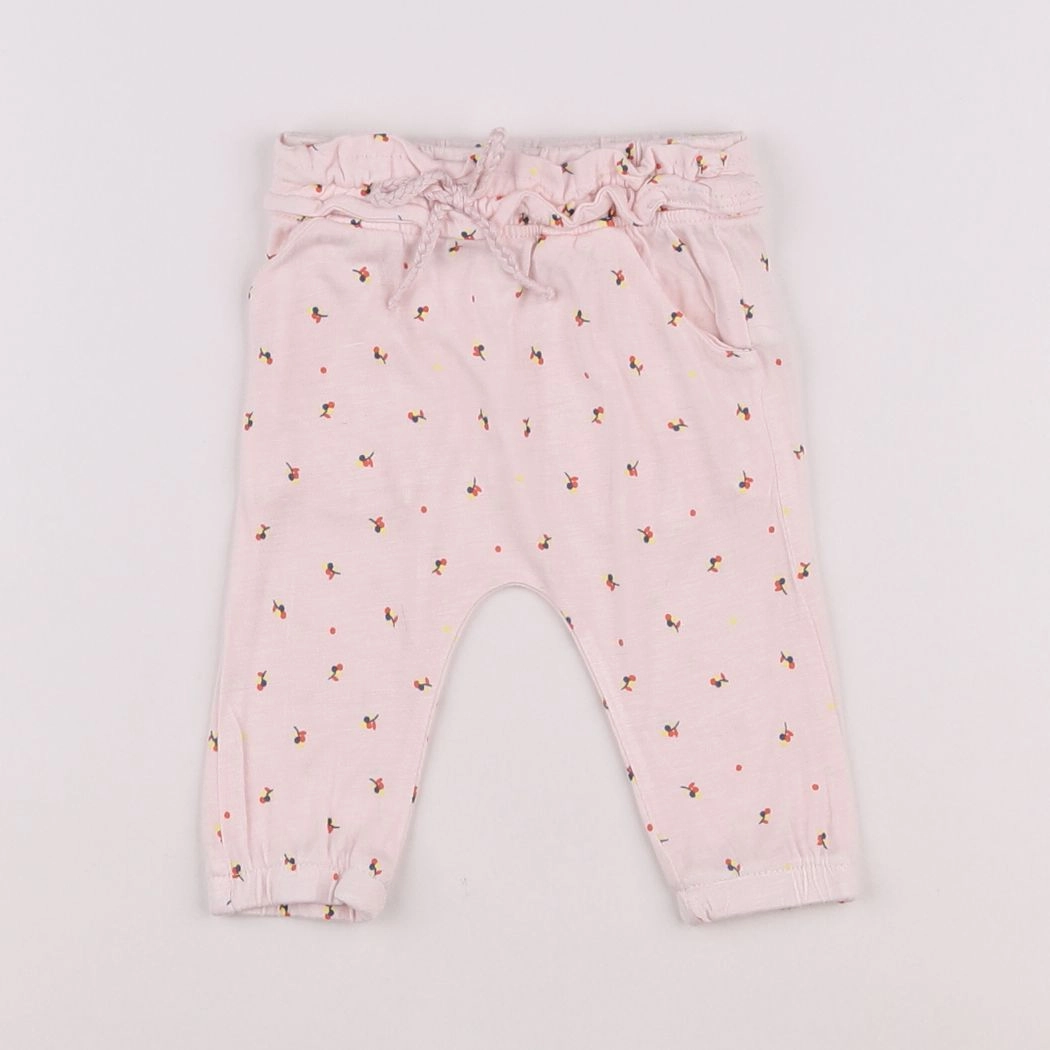 Vertbaudet - sarouel rose - 3 mois