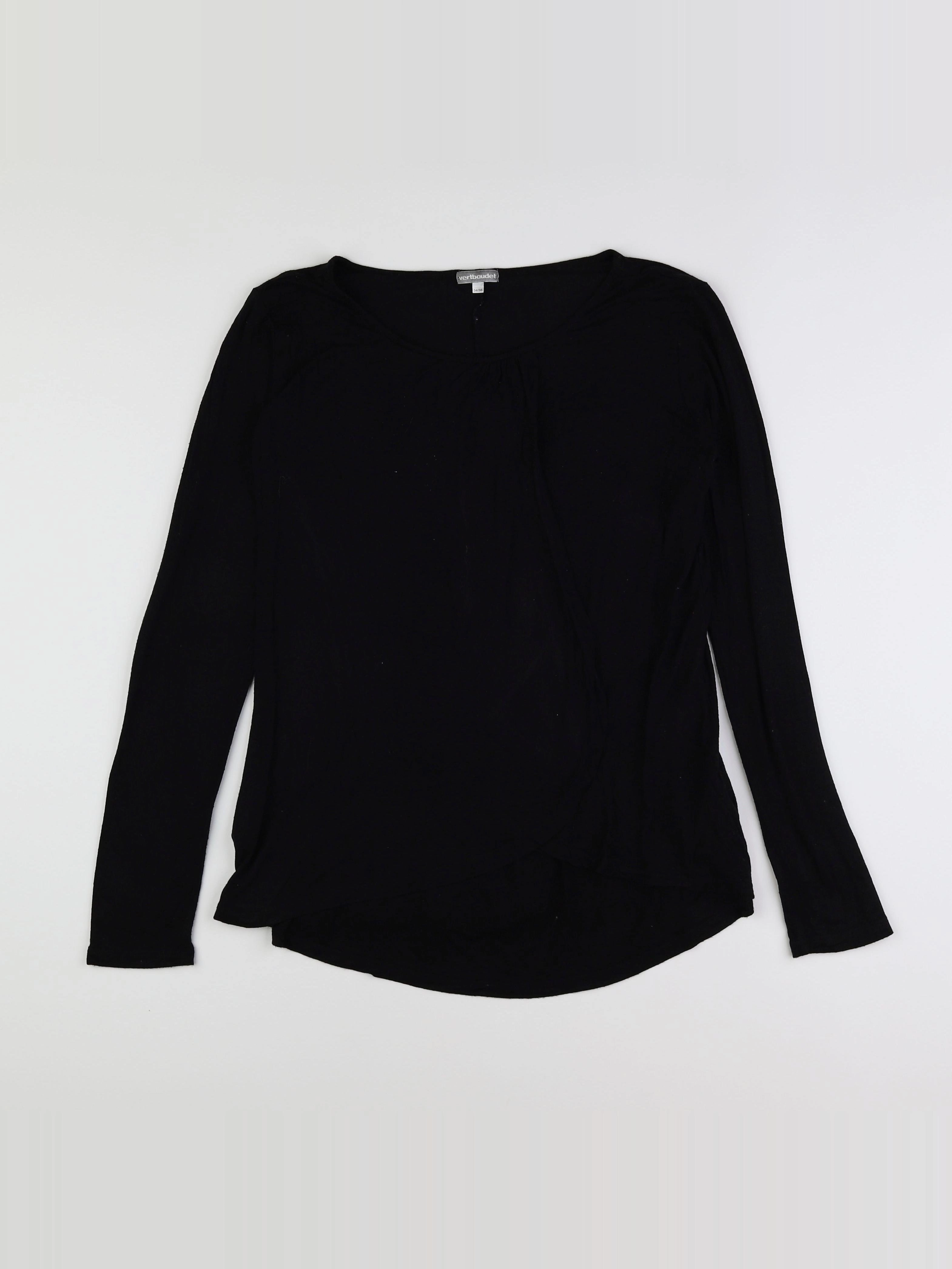 Vertbaudet - tee-shirt grossesse noir - 34 à 36