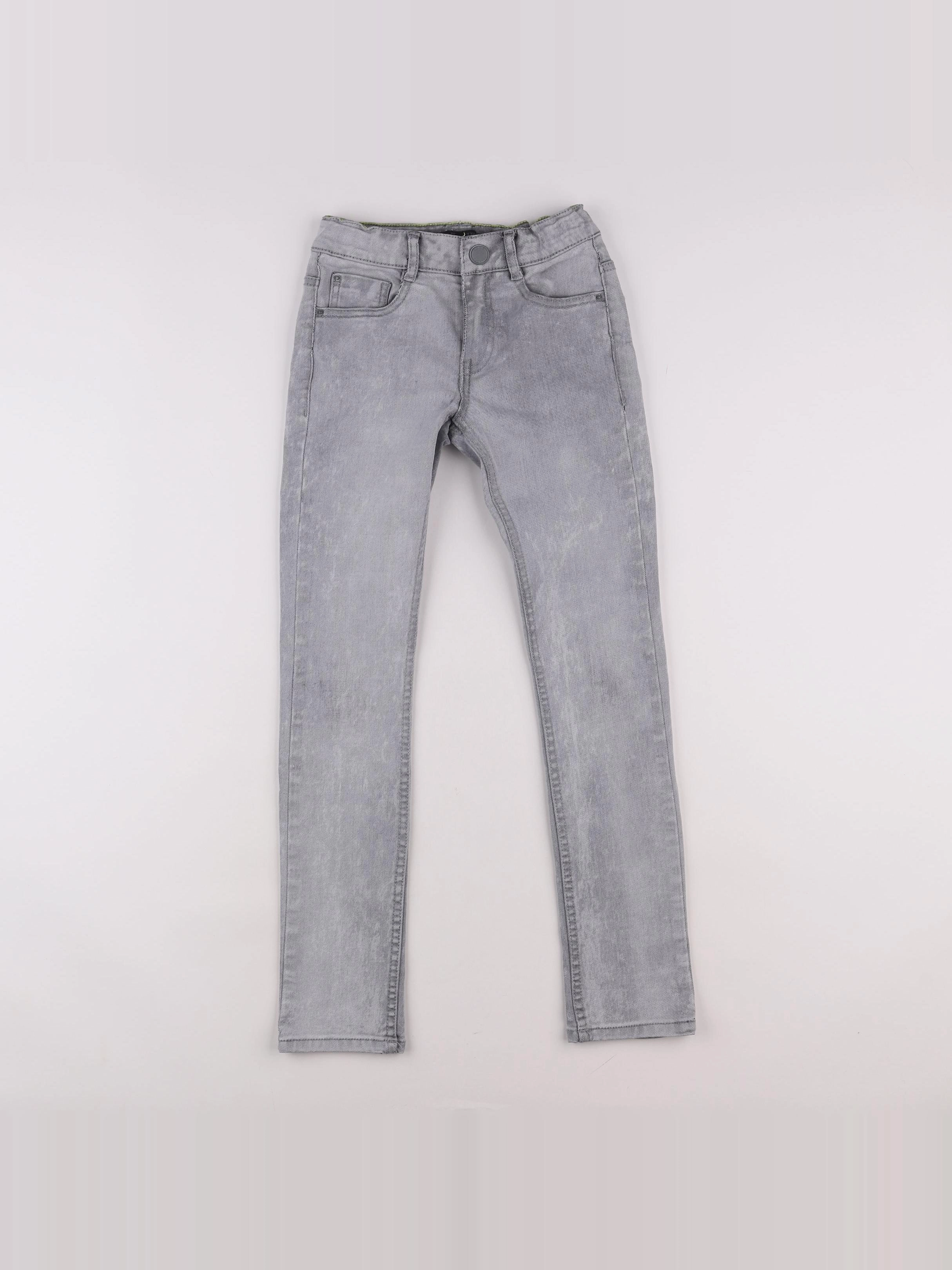 IKKS - jean gris - 10 ans