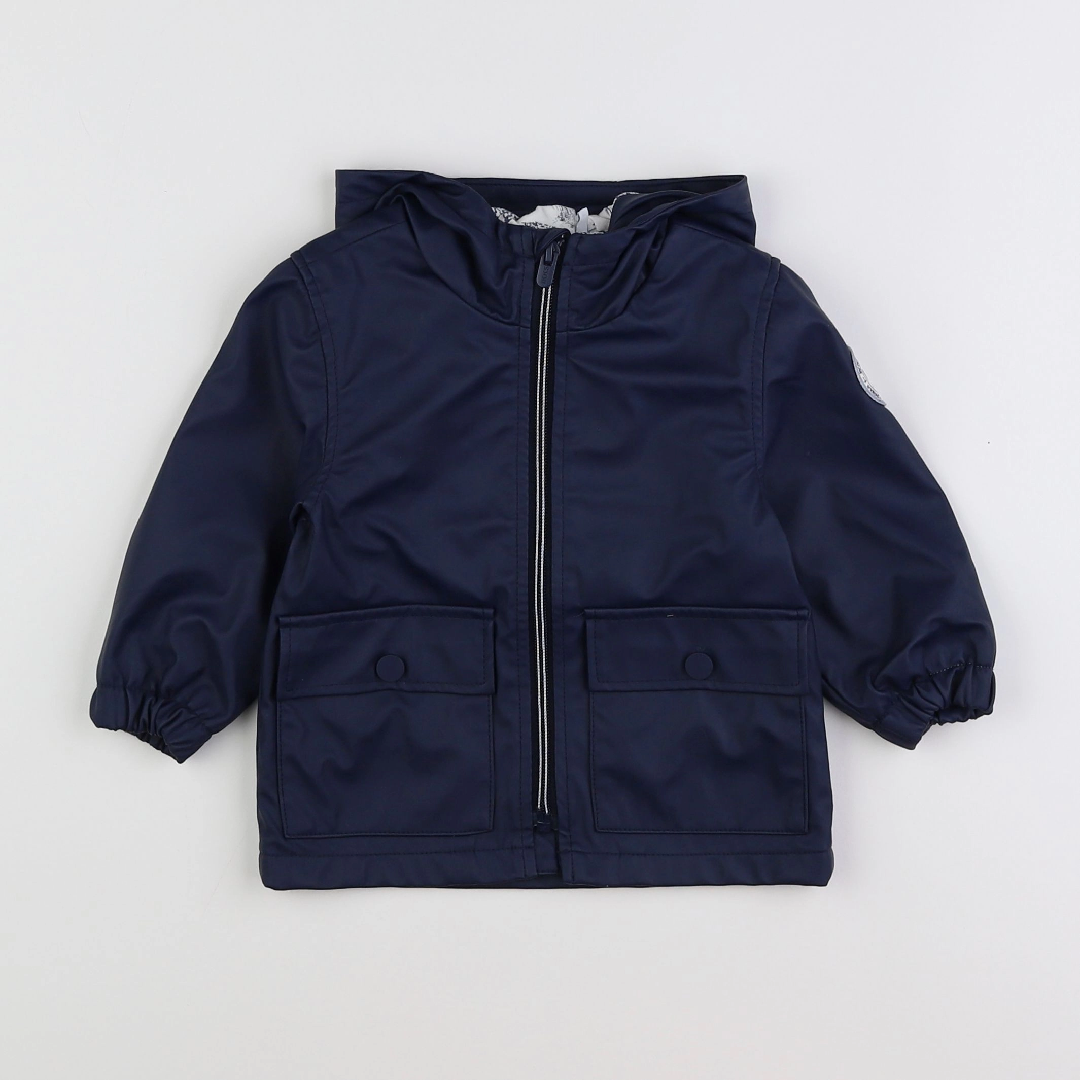 IKKS - imperméable bleu - 12 mois