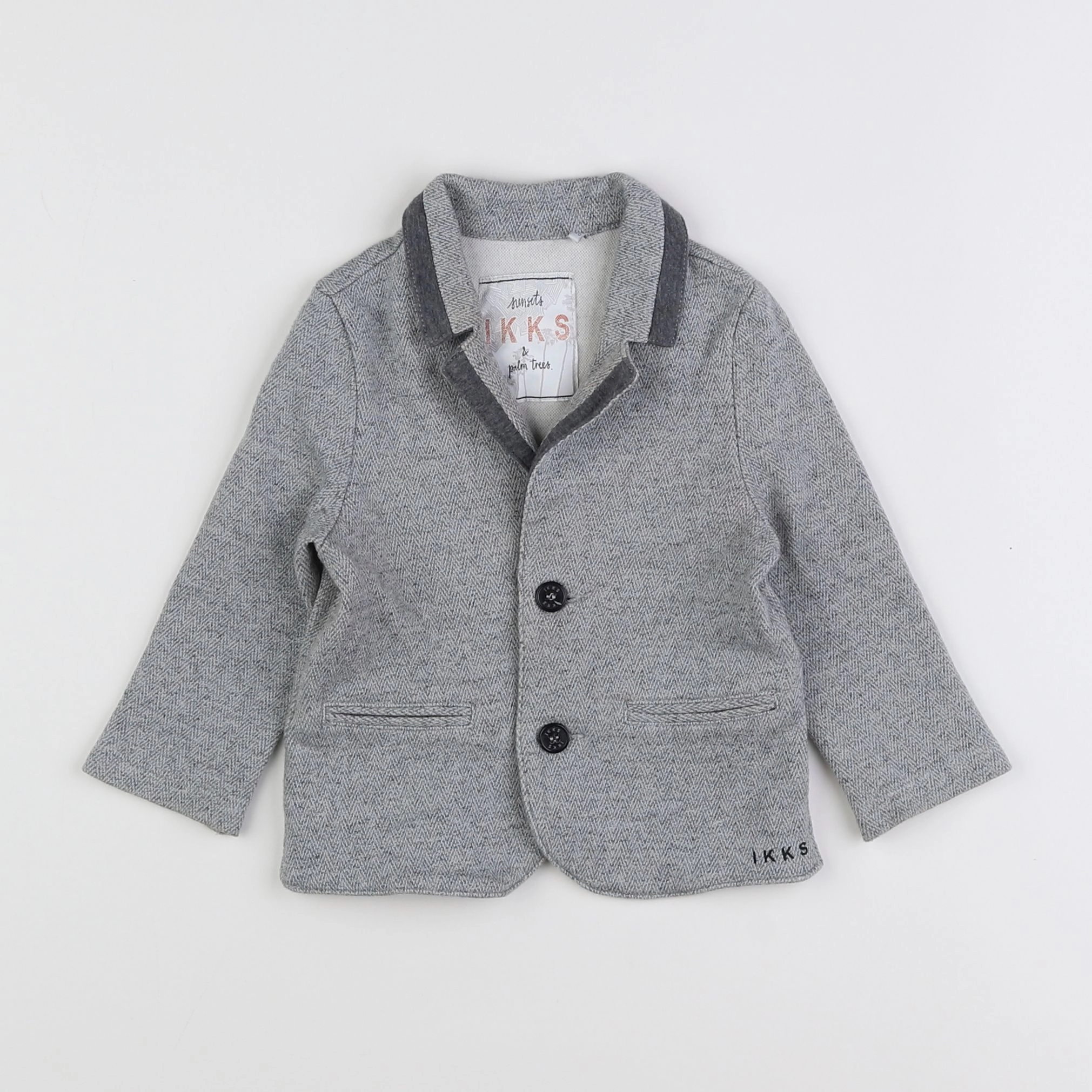 IKKS - veste gris - 18 mois