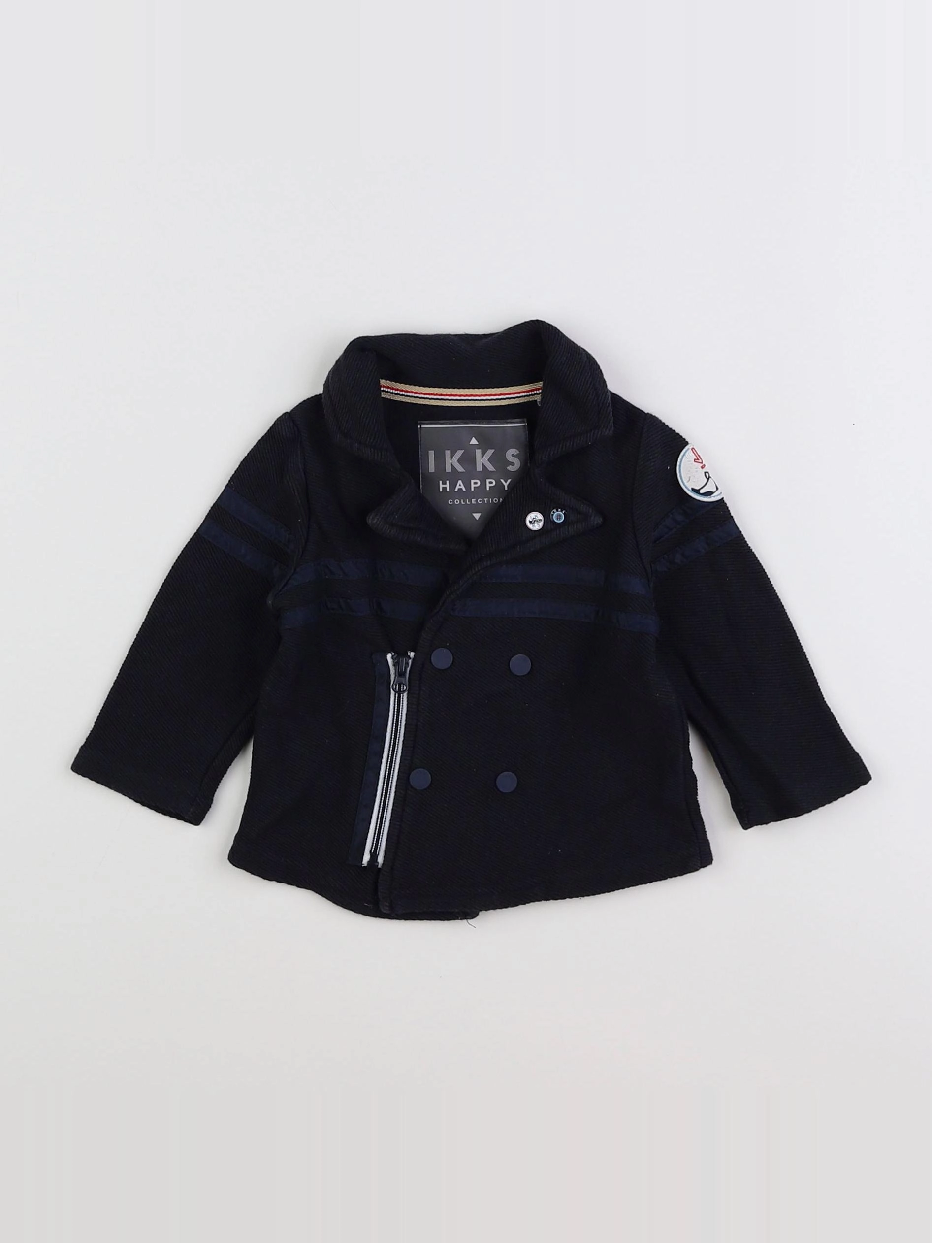 IKKS - veste bleu - 3 mois