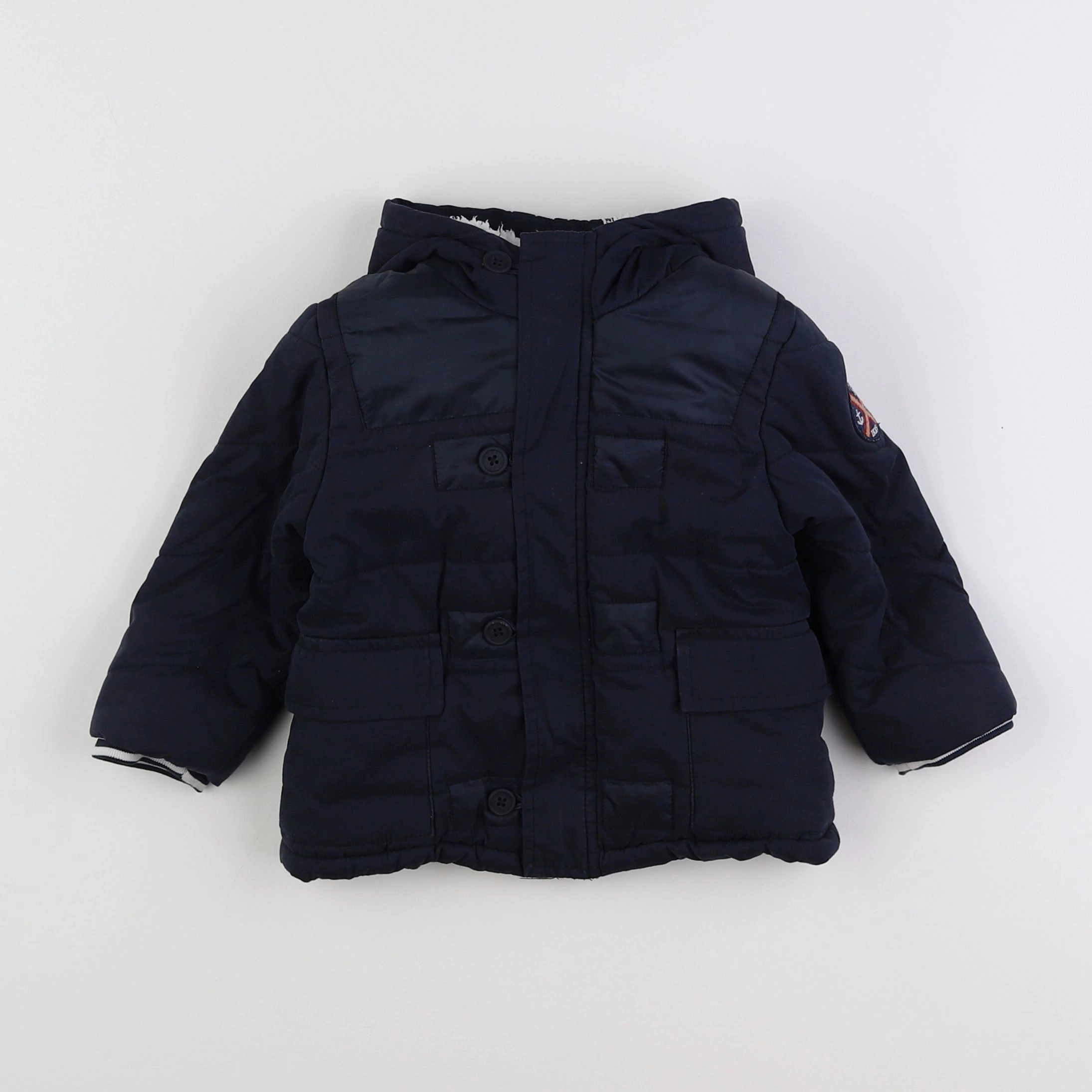 IKKS - parka bleu - 18 mois