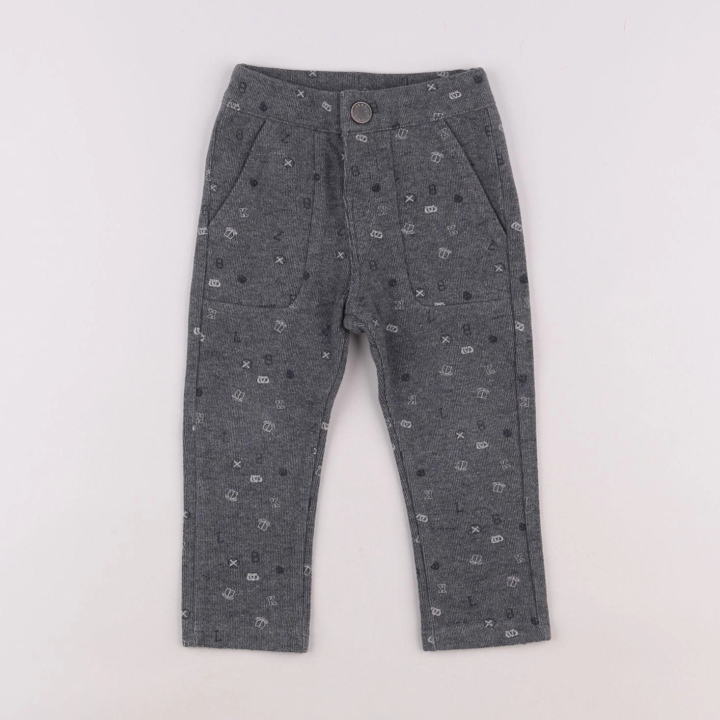 IKKS - pantalon gris - 18 mois