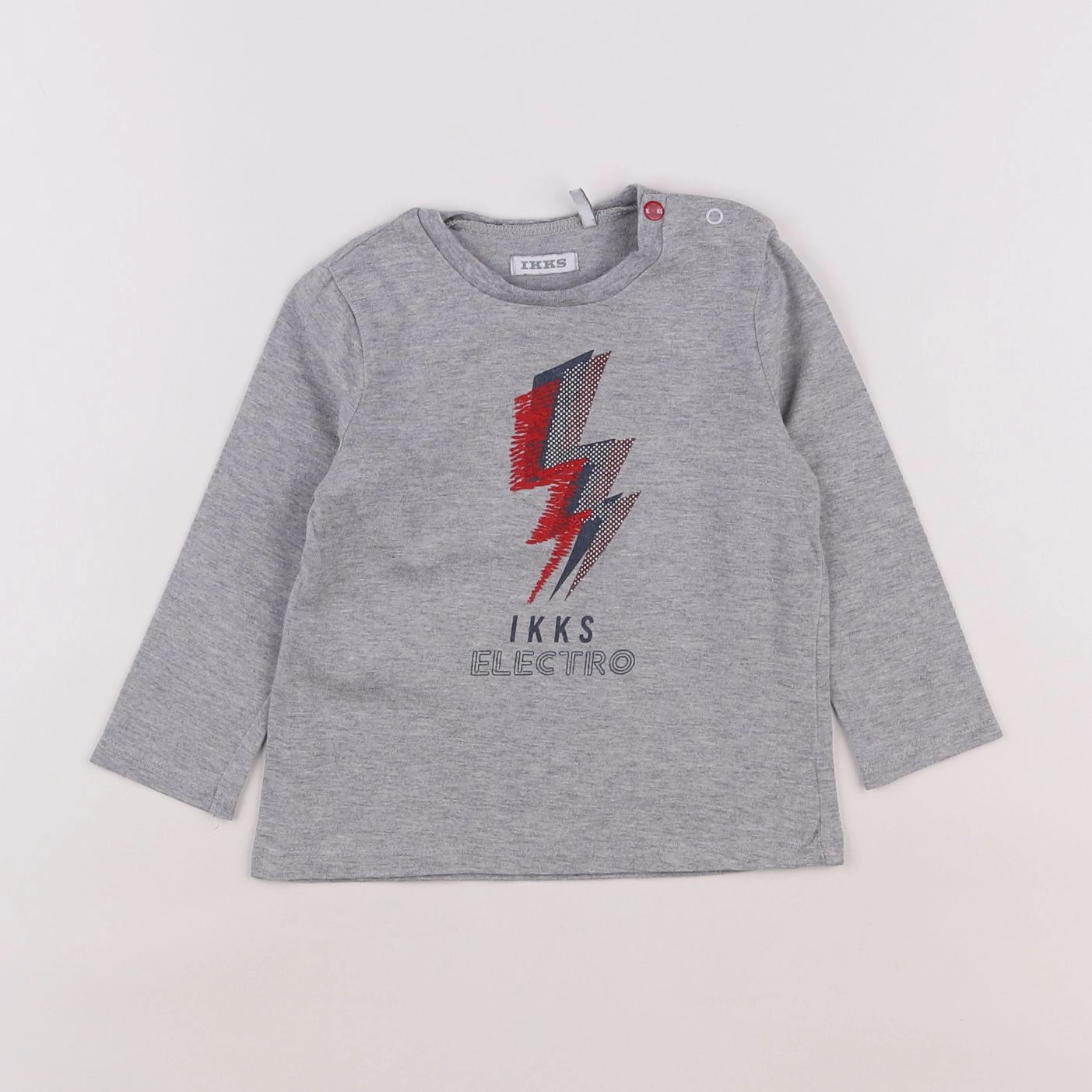 IKKS - tee-shirt gris - 18 mois