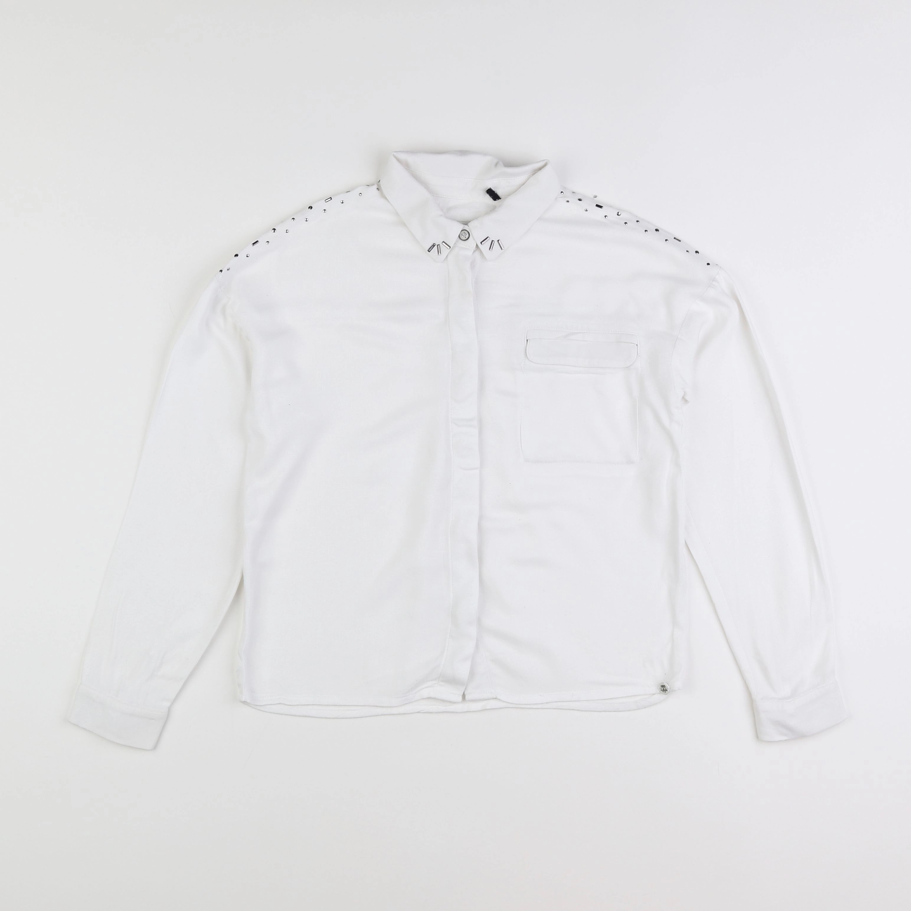 IKKS - blouse blanc - 10 ans