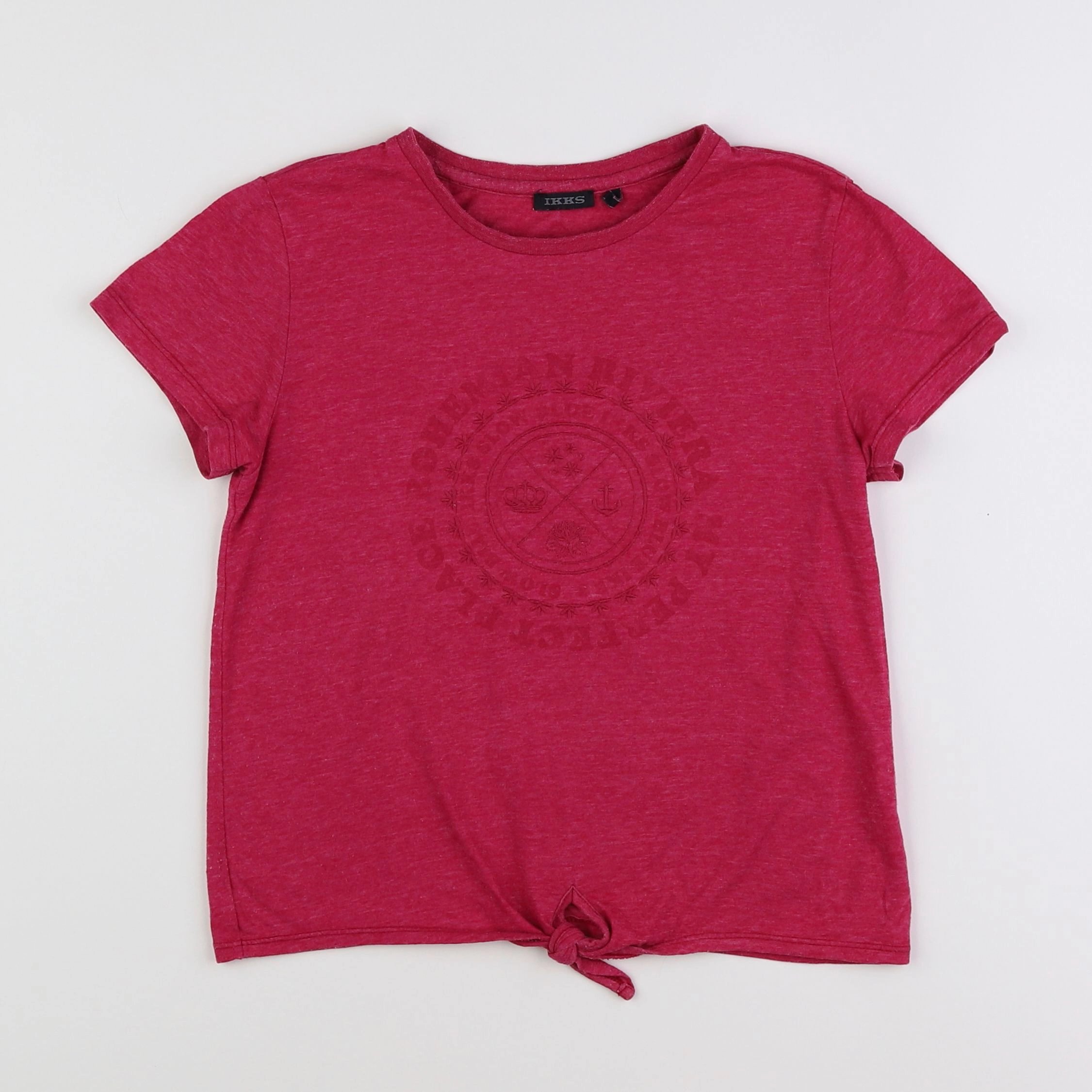 IKKS - tee-shirt rose - 10 ans