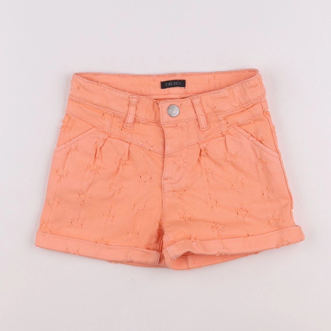 IKKS - short orange fluo - 4 ans