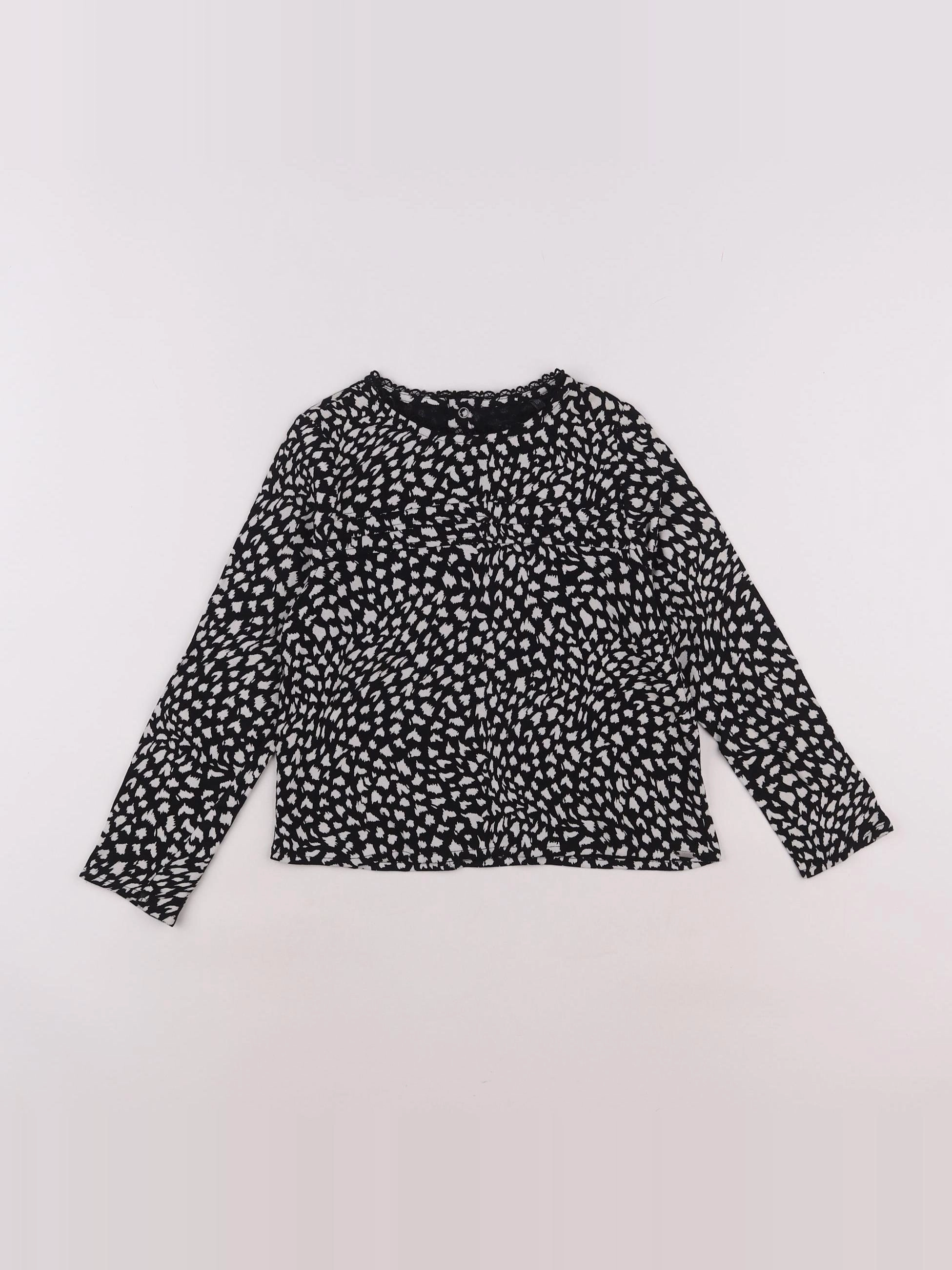 IKKS - blouse noir - 4 ans