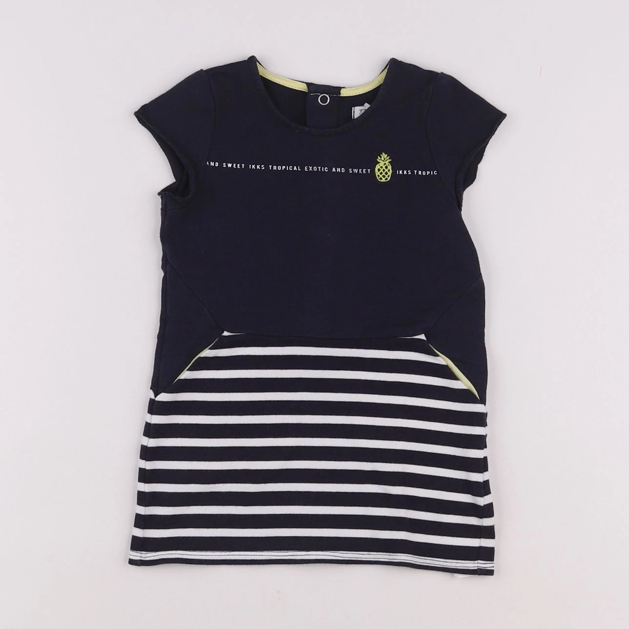 IKKS - robe bleu - 12 mois