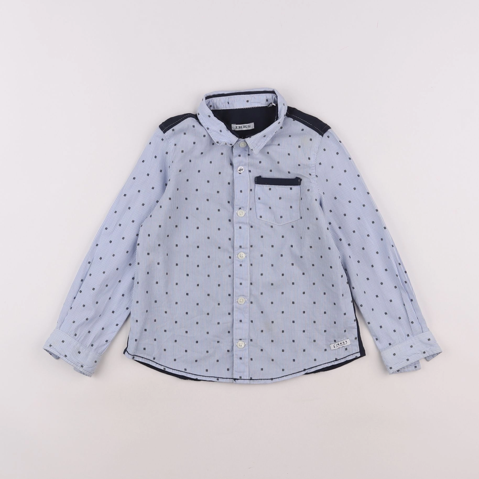 IKKS - chemise bleu - 3 ans