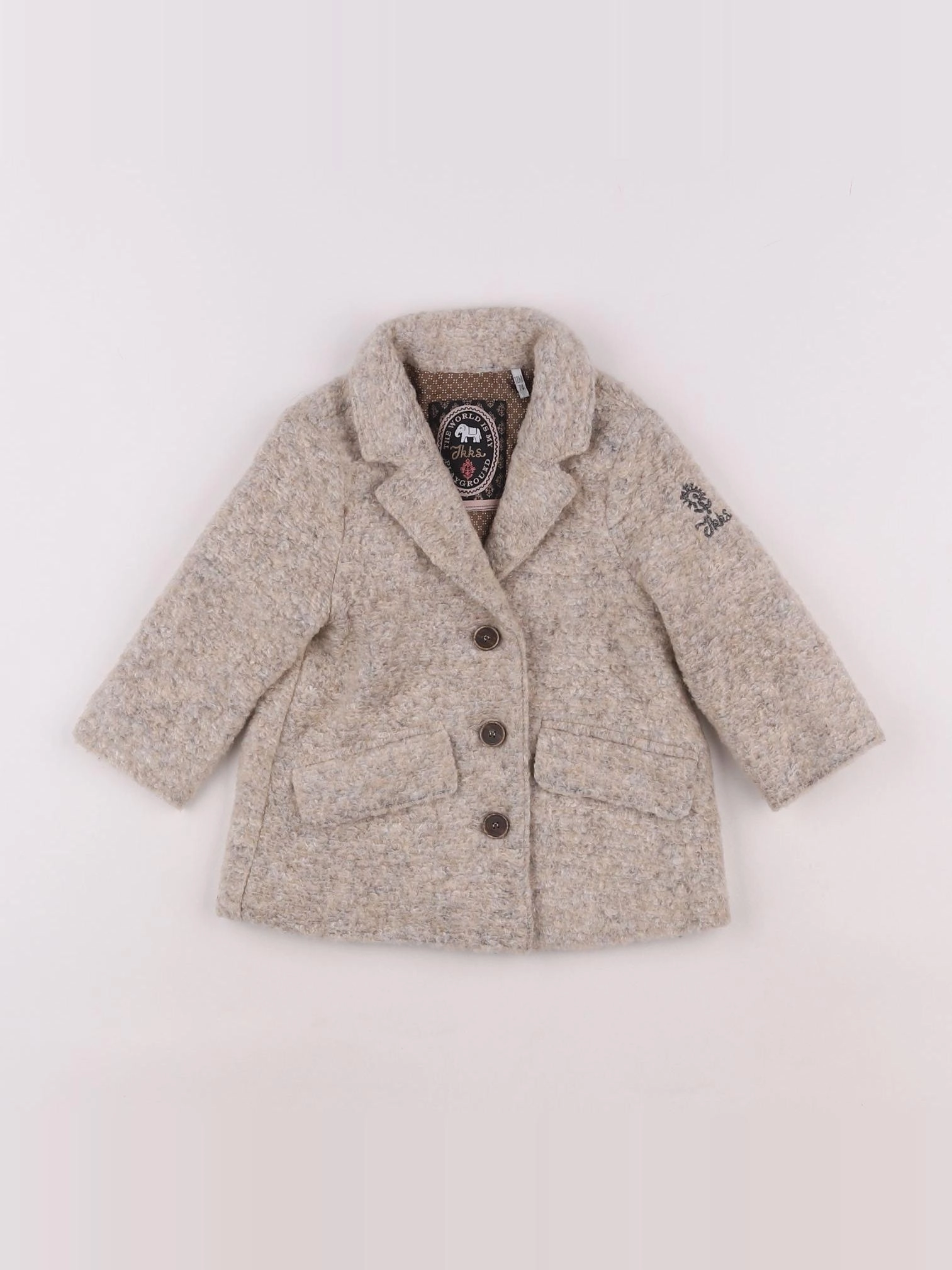 IKKS - veste beige - 12 mois