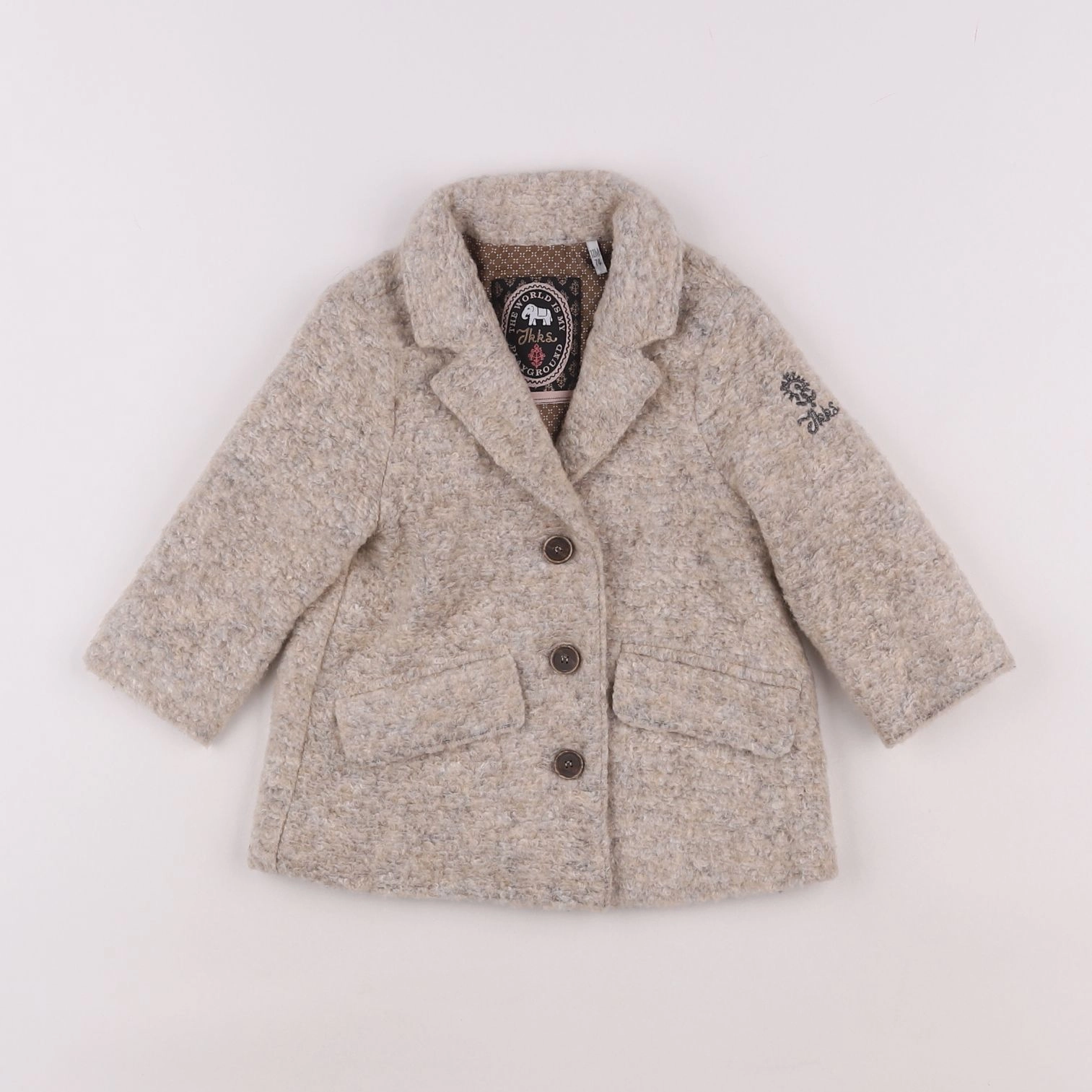 IKKS - veste beige - 12 mois