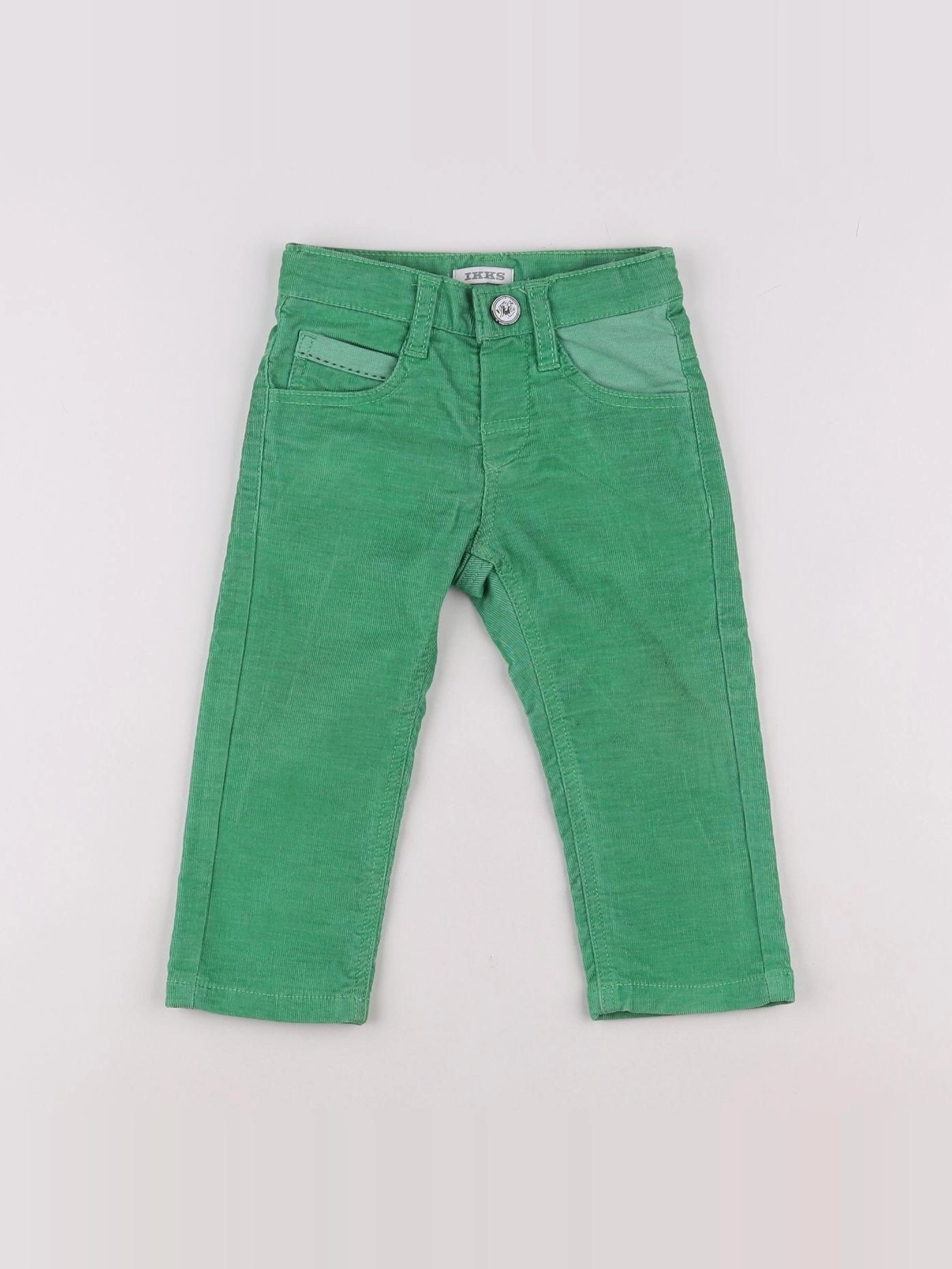 IKKS - pantalon vert - 12 mois