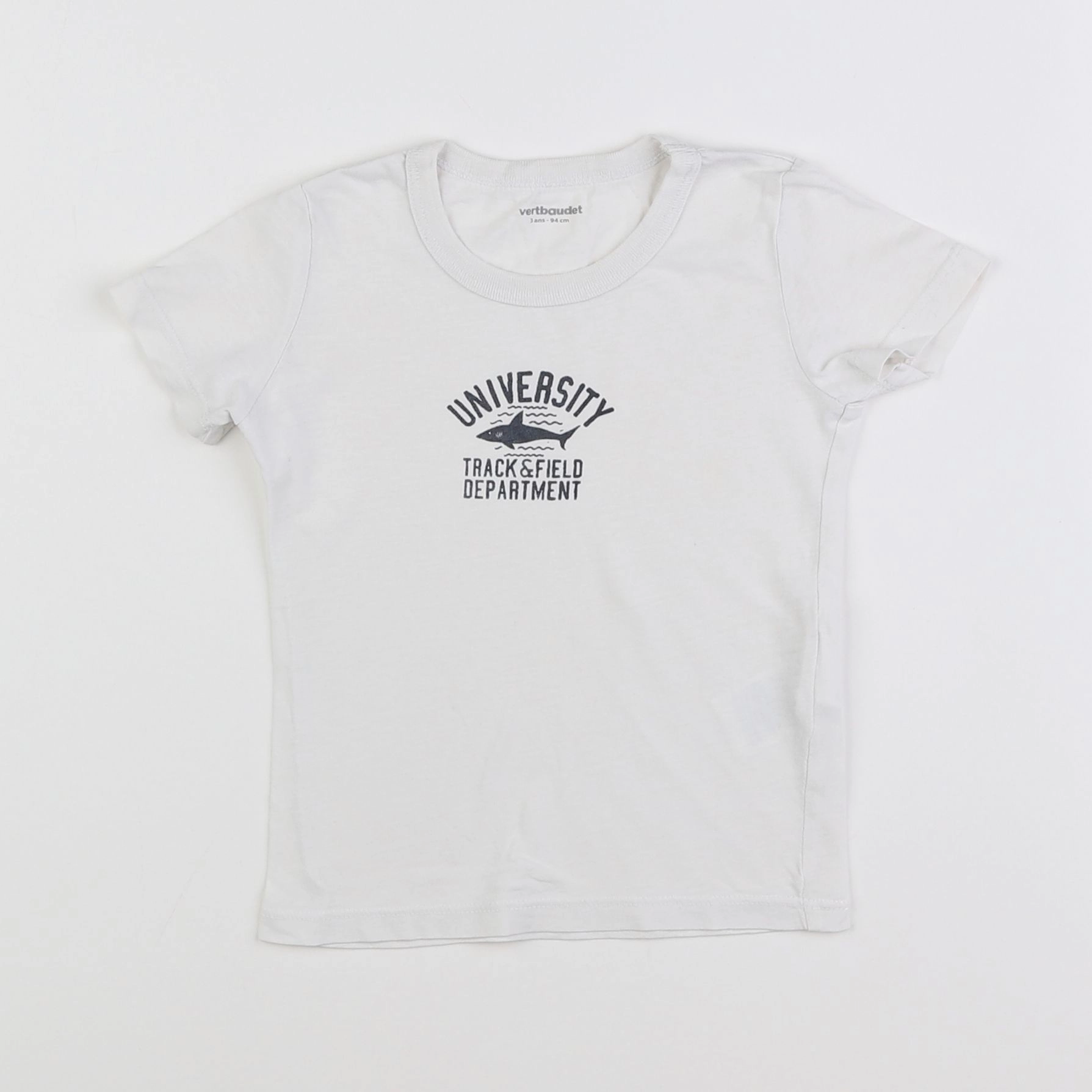 Vertbaudet - tee-shirt blanc - 3 ans