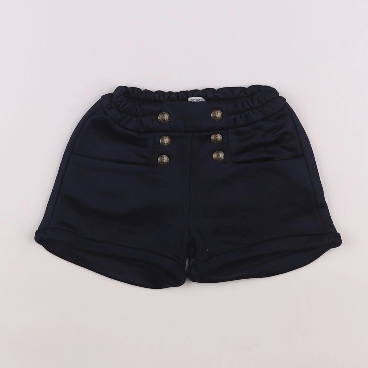 IKKS - short bleu - 18 mois