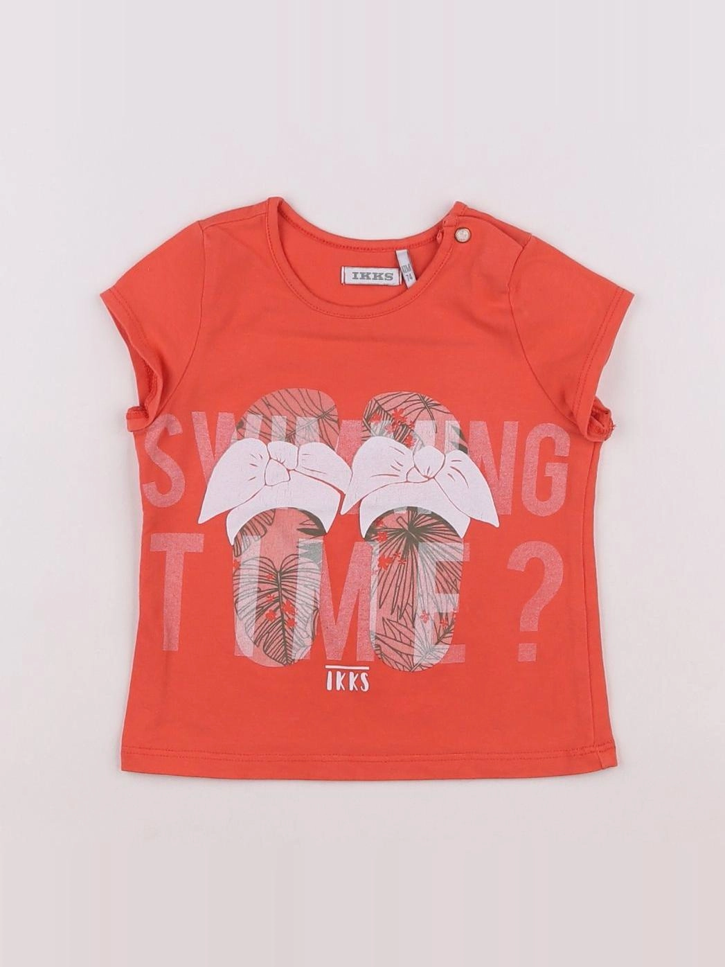 IKKS - tee-shirt orange - 12 mois