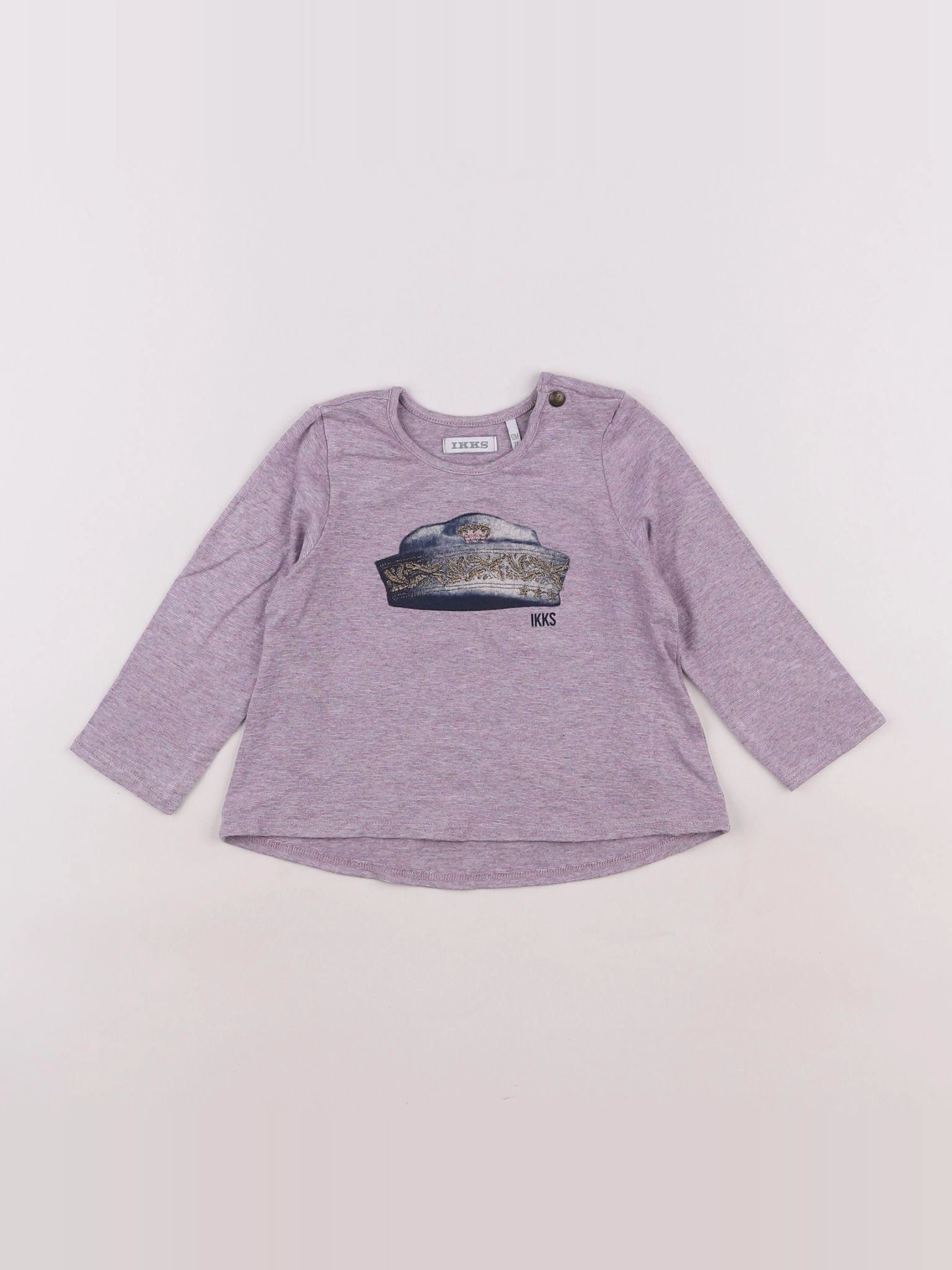 IKKS - tee-shirt violet - 12 mois