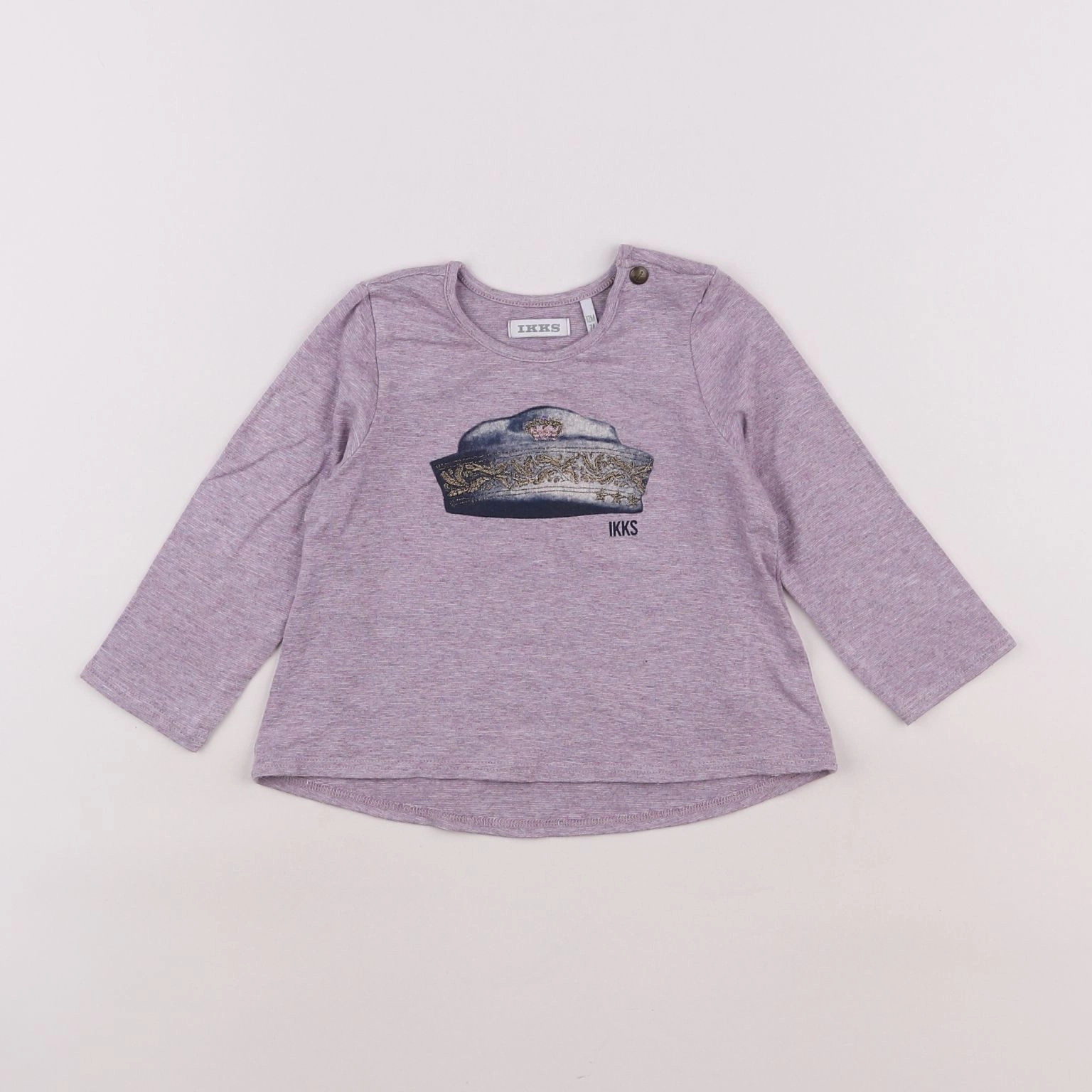 IKKS - tee-shirt violet - 12 mois