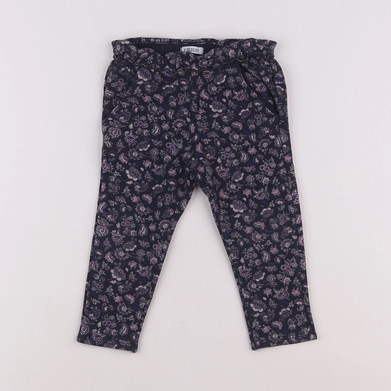 IKKS - jogging bleu, violet - 12 mois