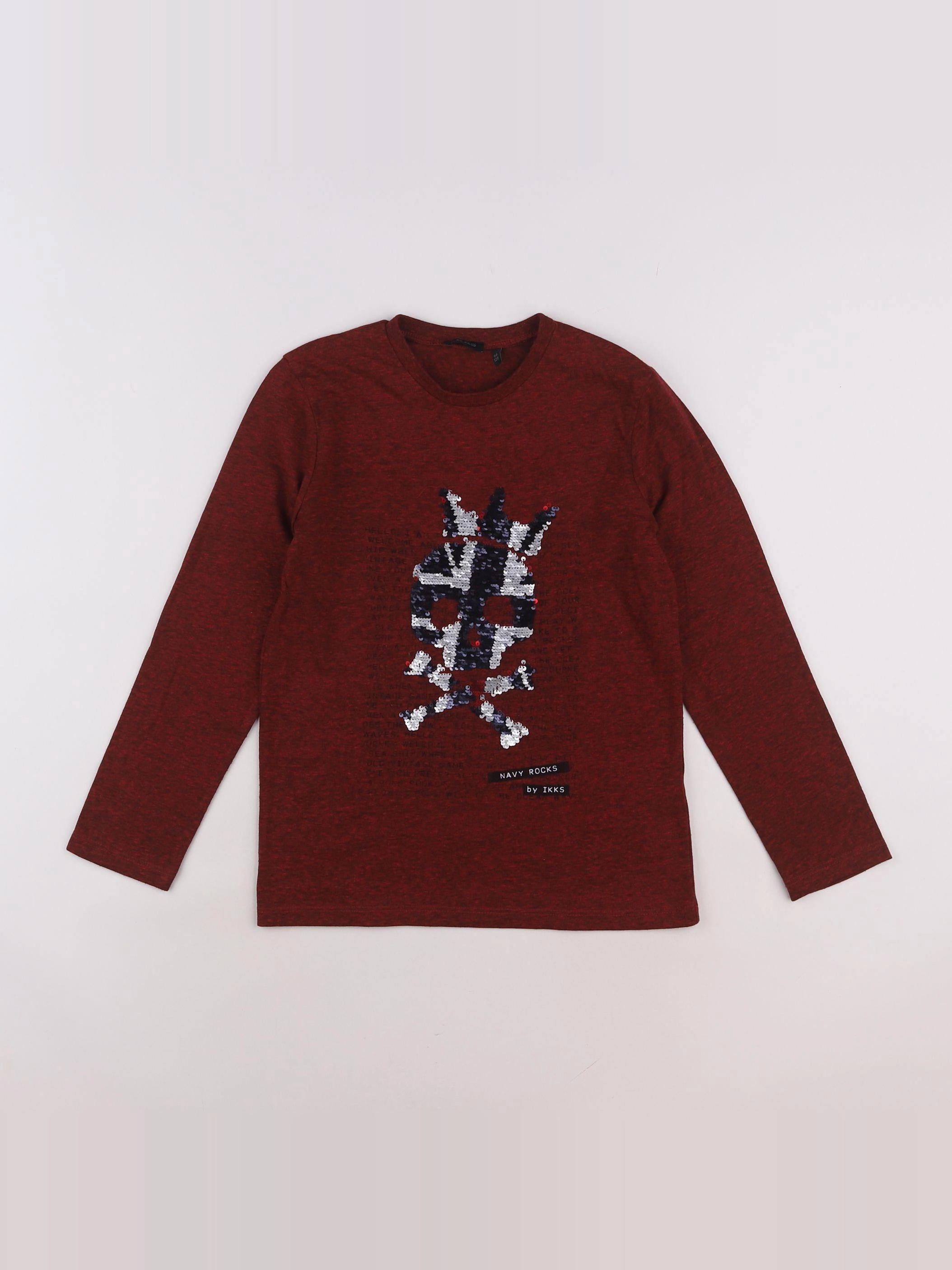 IKKS - tee-shirt rouge - 8 ans