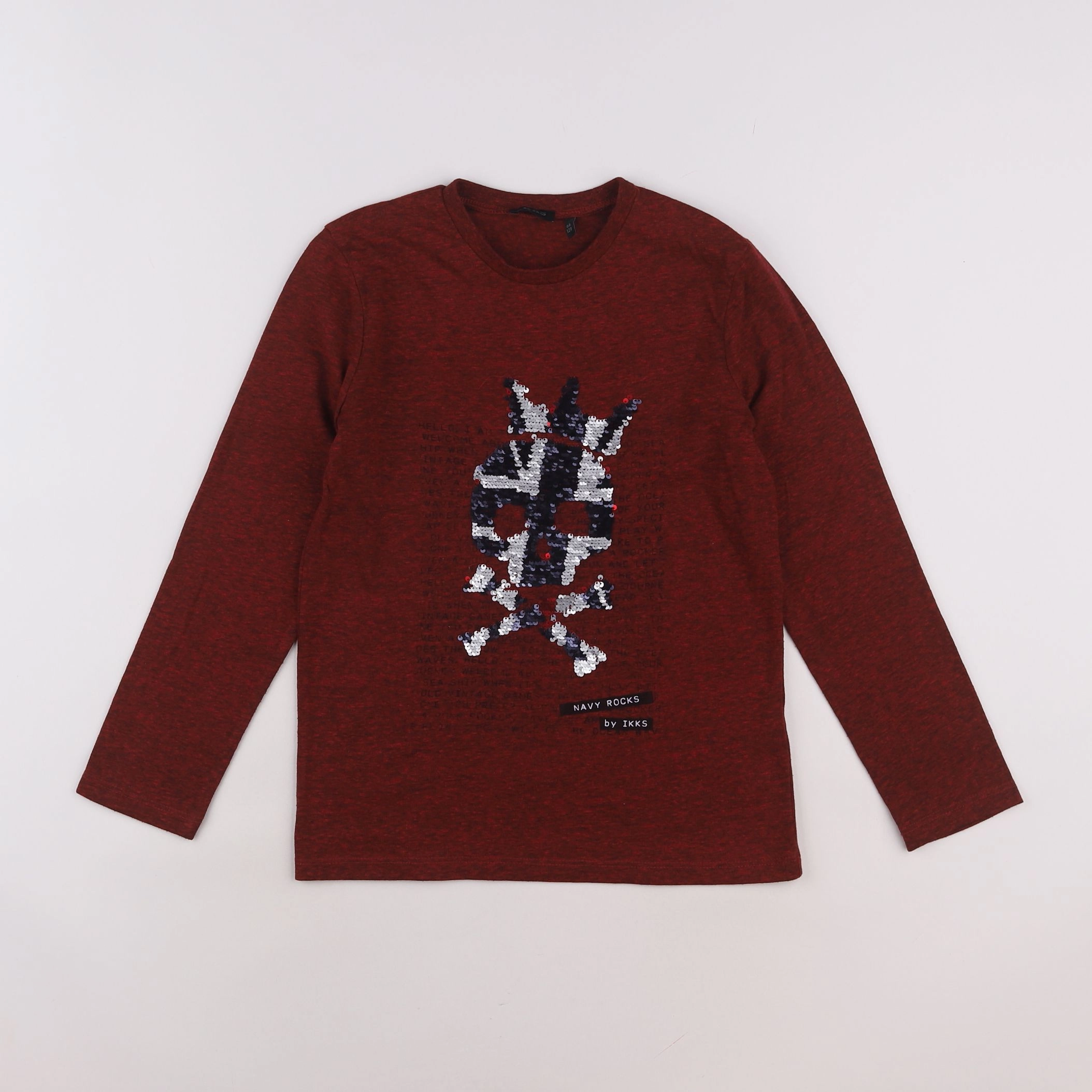 IKKS - tee-shirt rouge - 8 ans