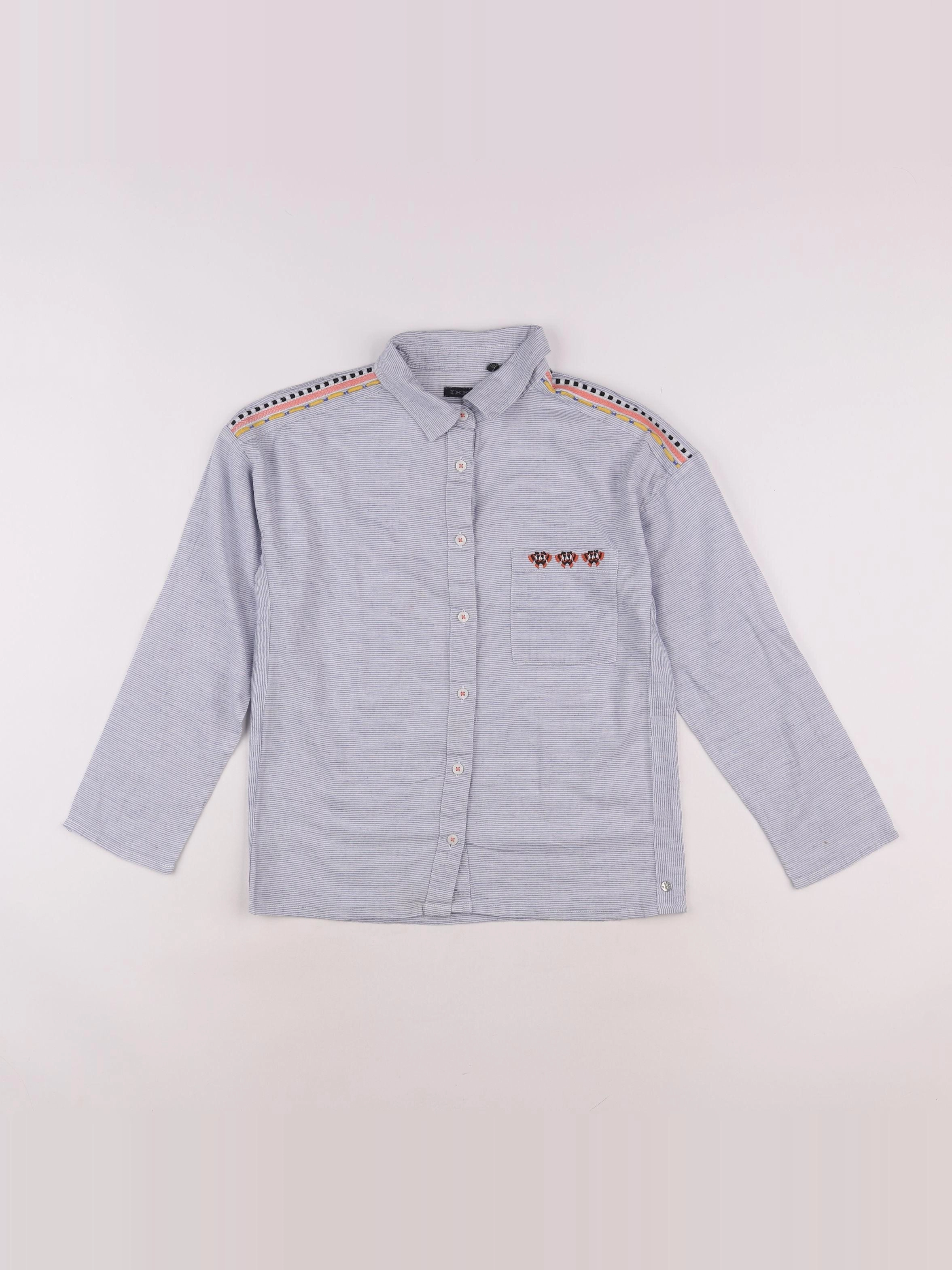IKKS - chemise bleu - 10 ans