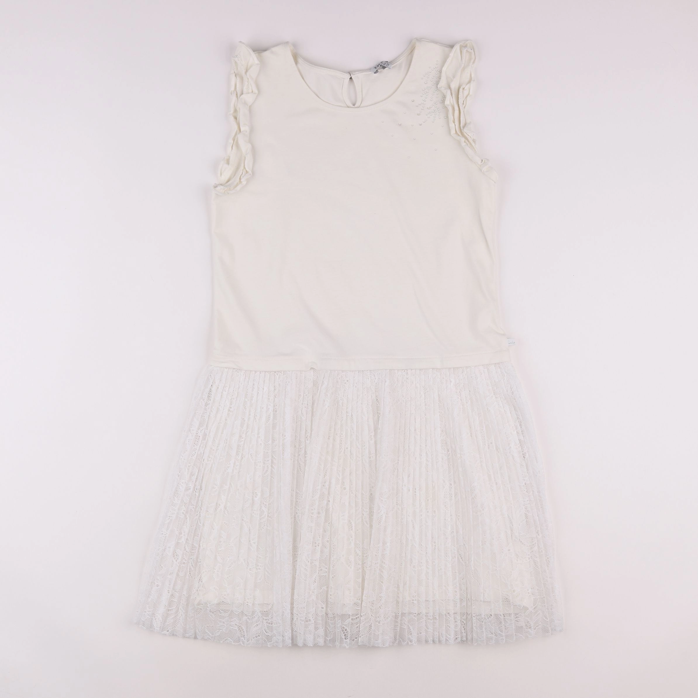 IKKS - robe blanc - 14 ans