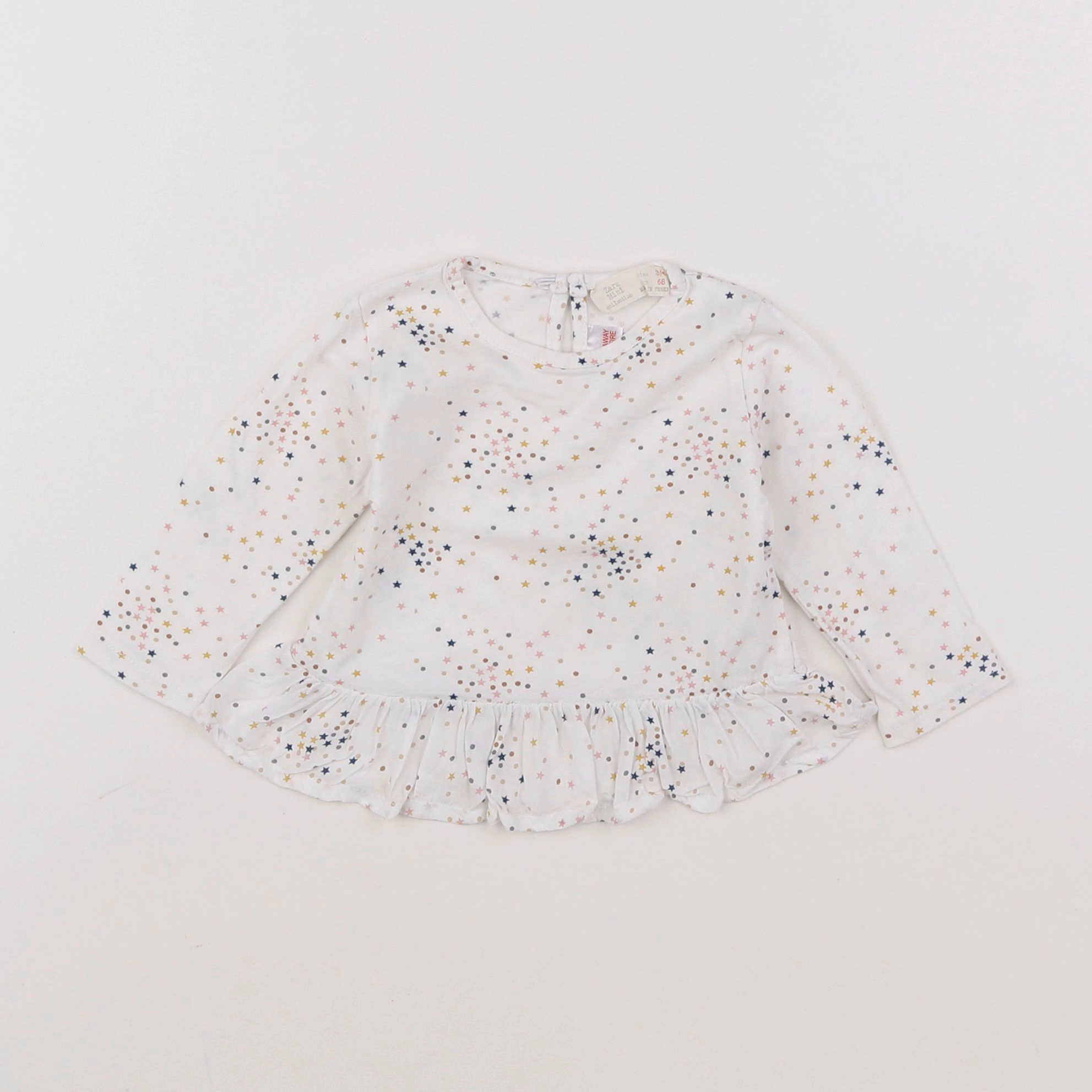 Zara - tee-shirt blanc - 3/6 mois