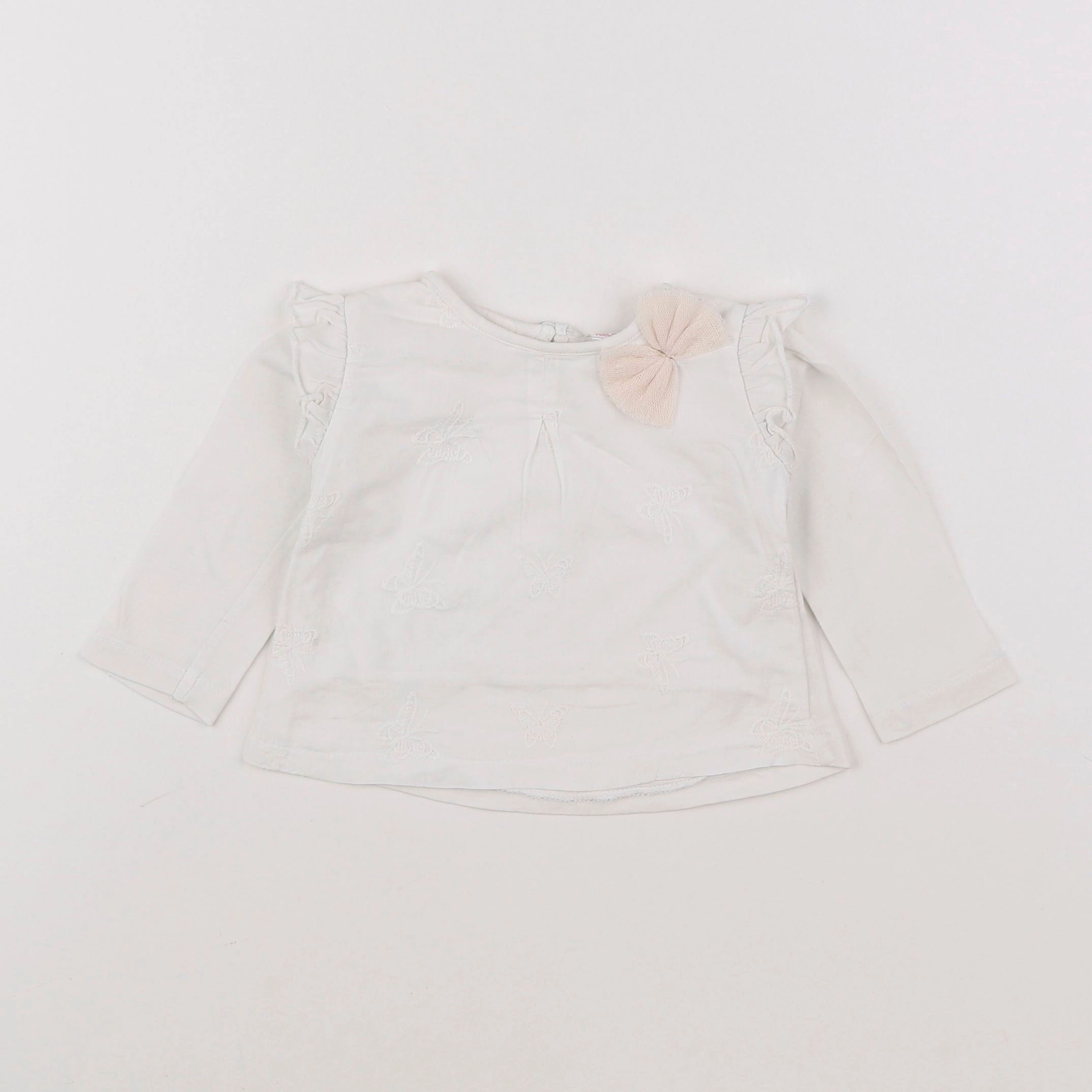 Zara - tee-shirt blanc - 3/6 mois