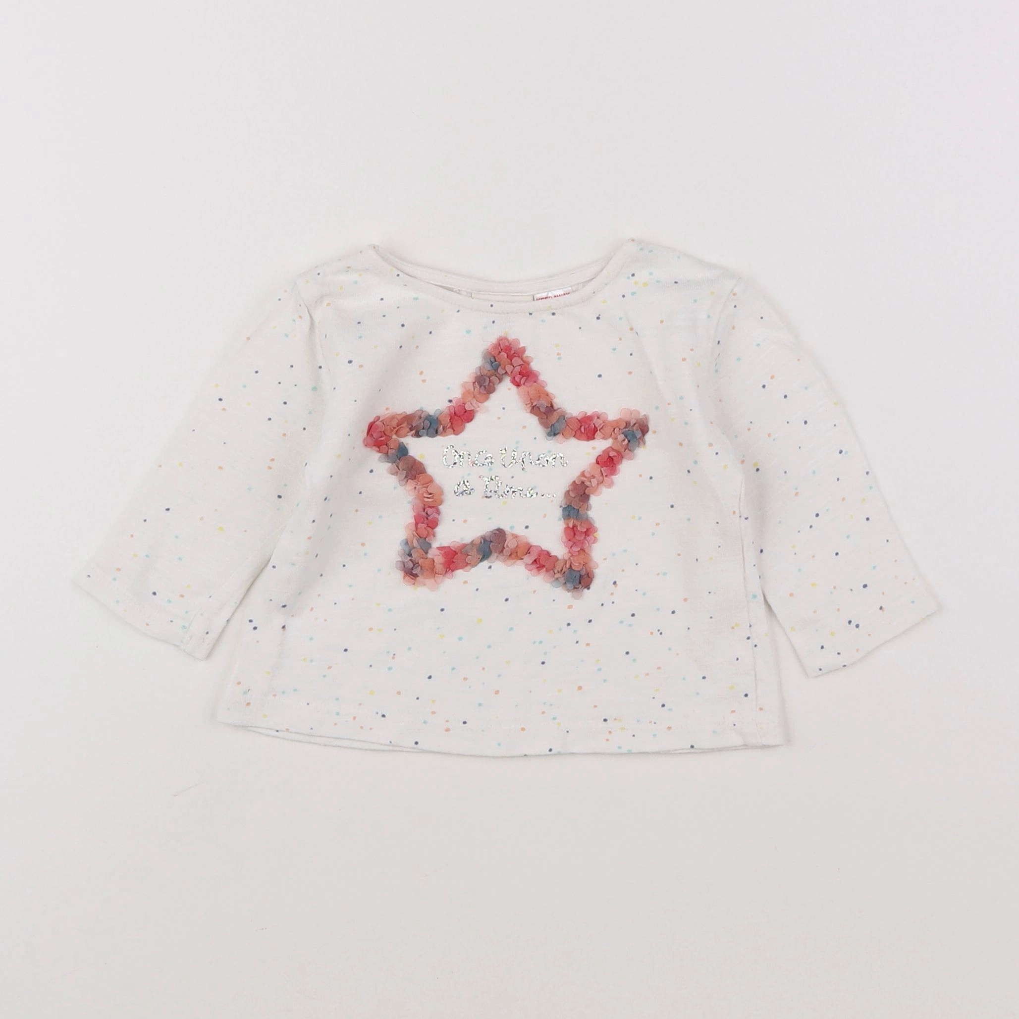Zara - tee-shirt blanc - 3/6 mois
