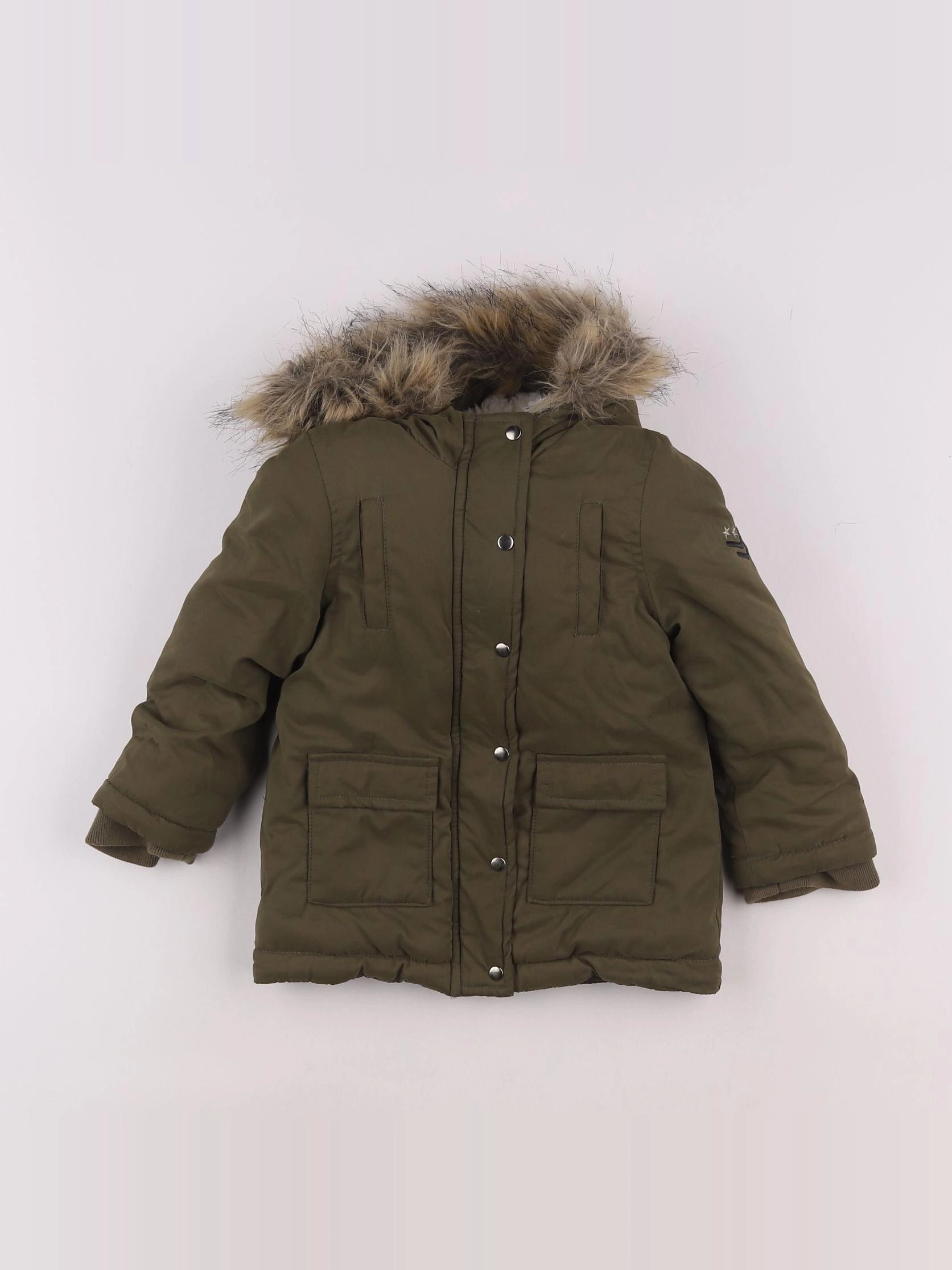IKKS - parka imprimé au dos vert - 2 ans