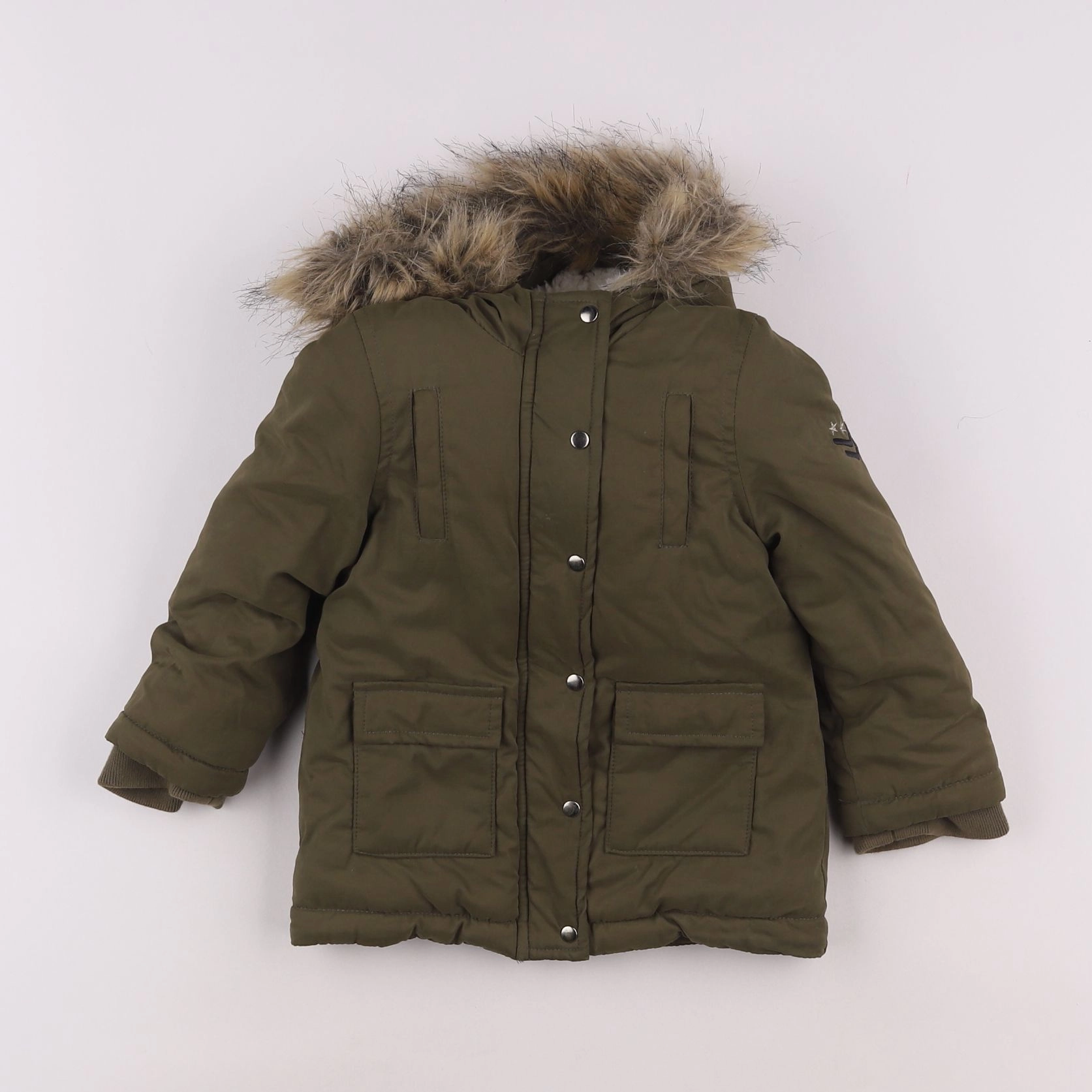 IKKS - parka imprimé au dos vert - 2 ans