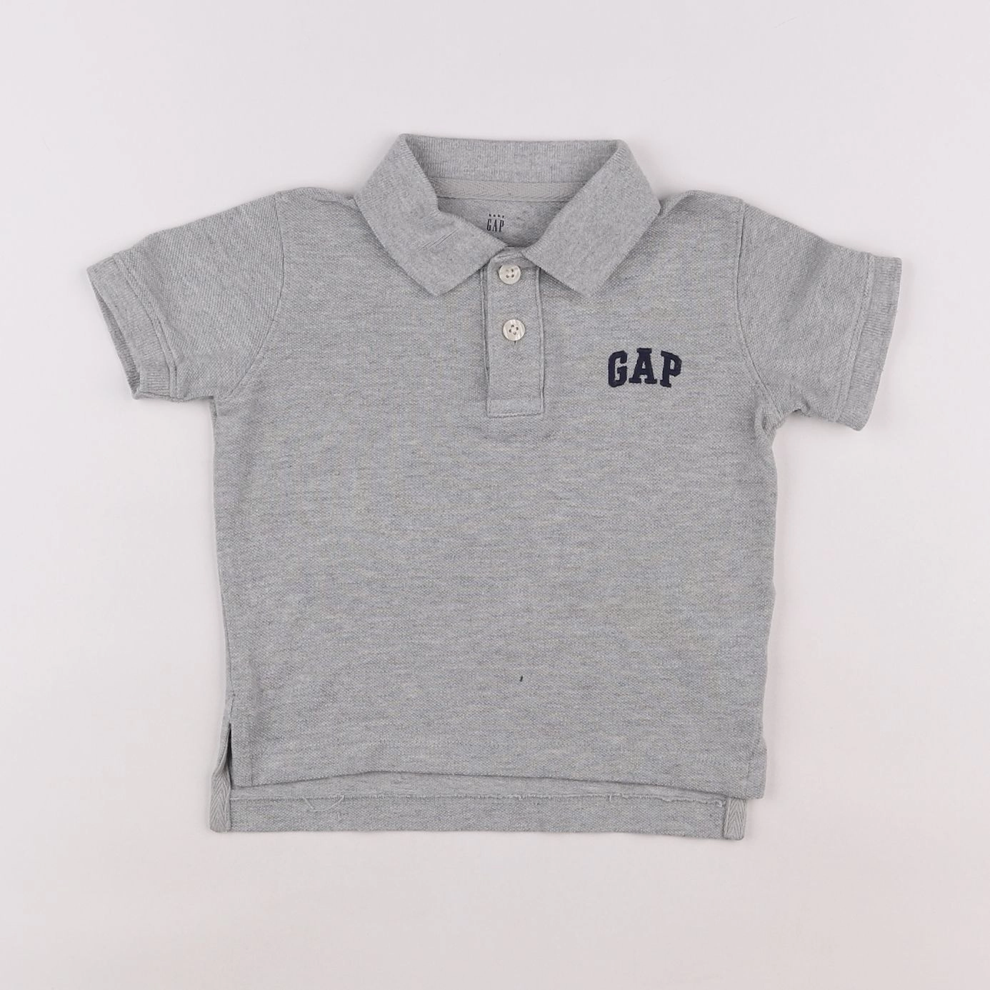 GAP - polo gris - 12/18 mois