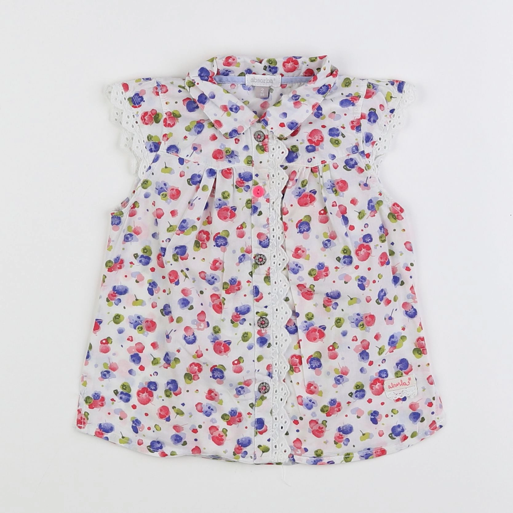 Absorba - chemise multicolore - 2 ans